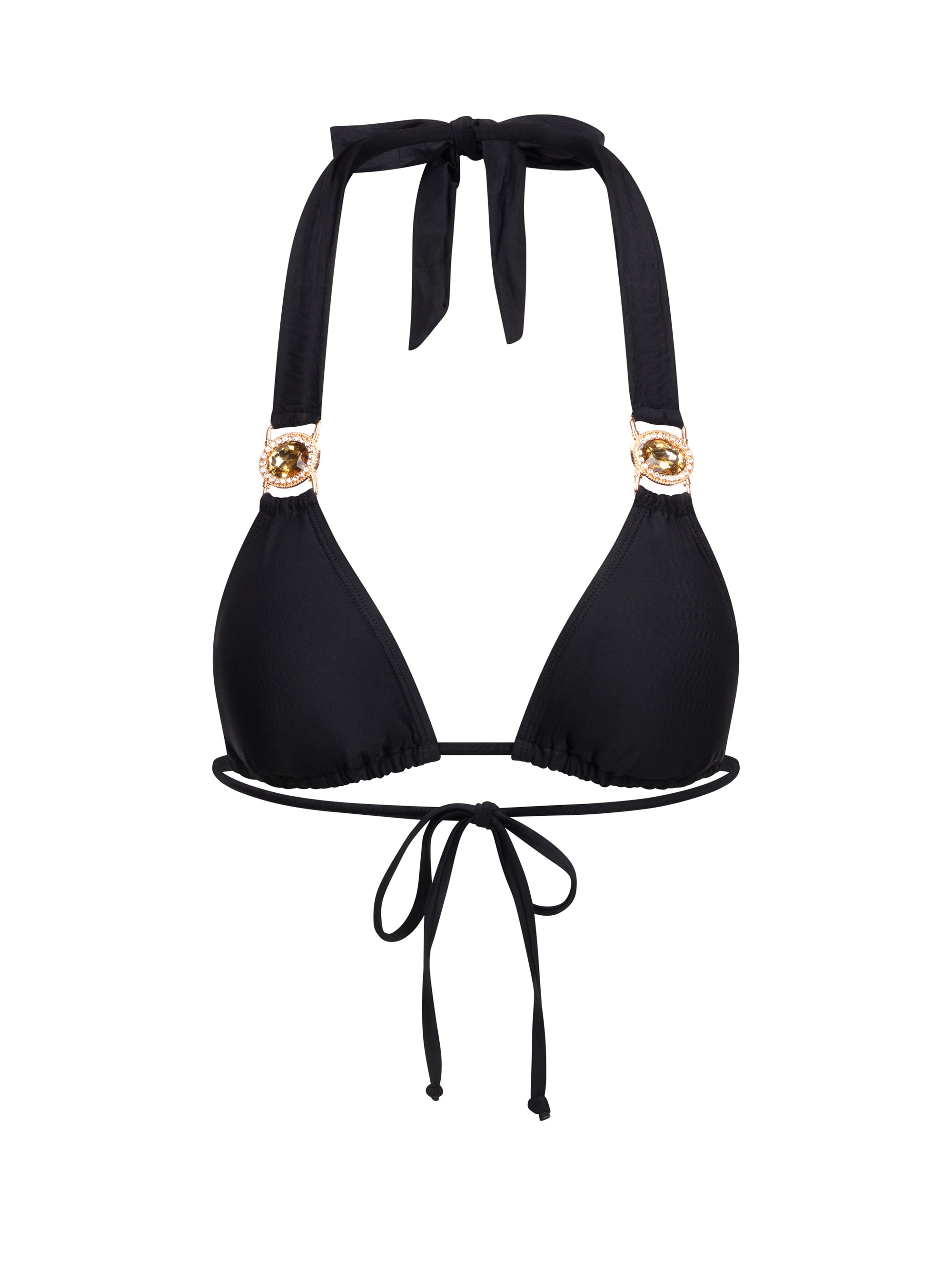Moda Minx Triangel-Bikini-Top »Amour Triangle«, (1 St.), mit stilvollem Steinbesatz