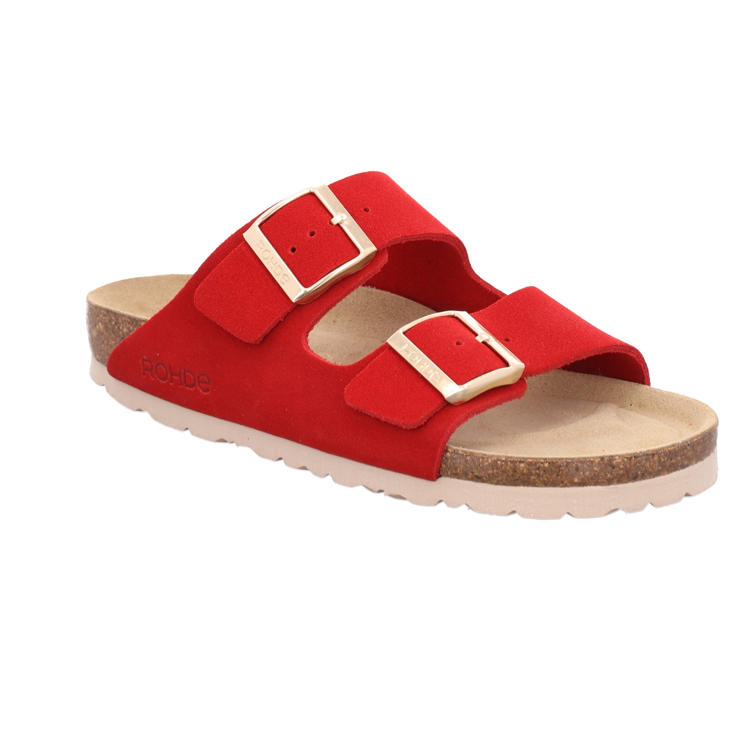 Rohde "SUNNYS N12" Sommerschuh, Hausschuh, Zweischnaller, Strandschuh mit Softfußbett
