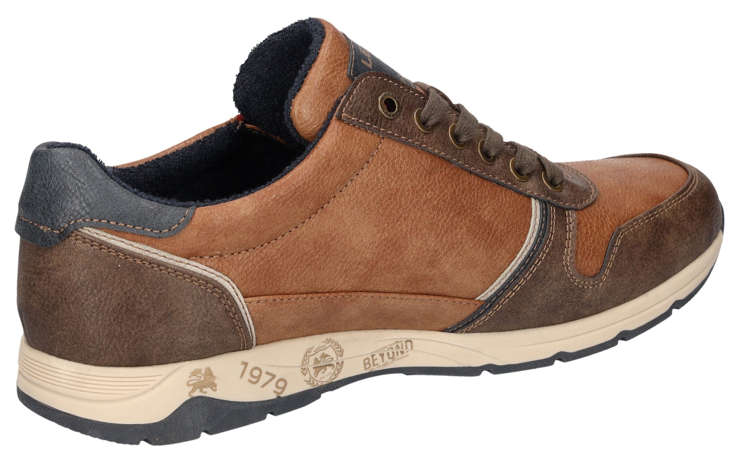 LERROS Sneaker, Schnürschuh, Freizeitschuh, Halbschuh mit Reißverschluss