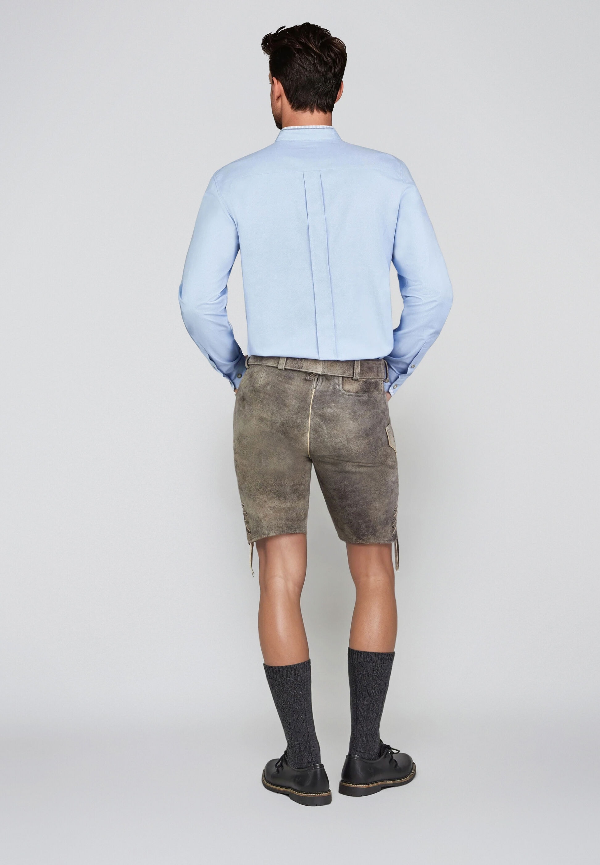 Spieth & Wensky Lederhose »Hornbeck«  detailreiche Stickerei