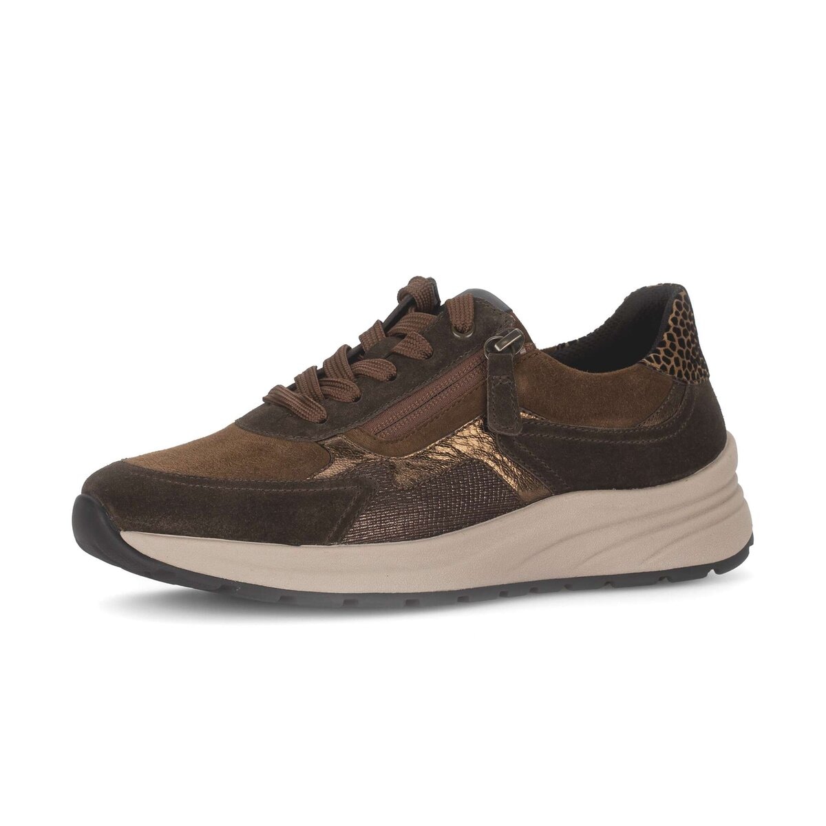 Gabor Sneaker "Sneaker low Materialmix Leder" günstig online kaufen
