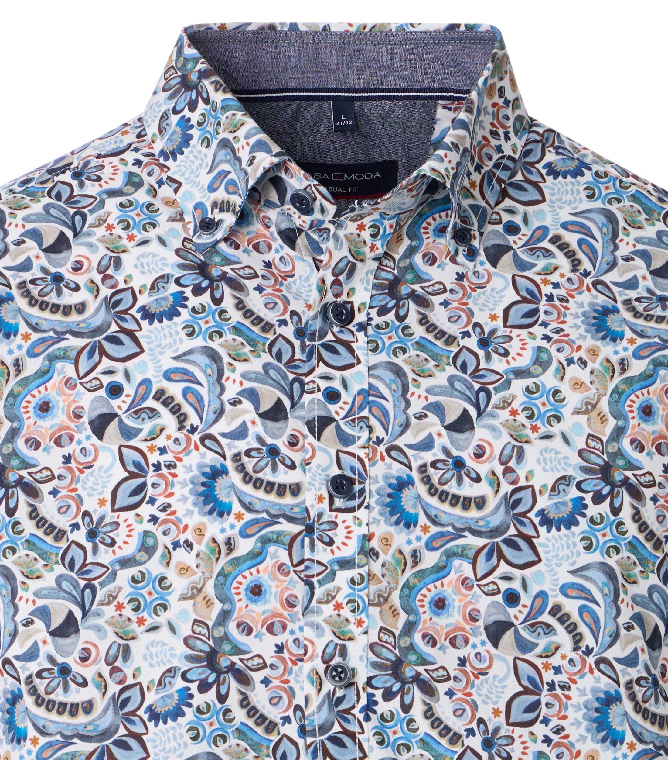 Thumbnail - CASAMODA Kurzarmhemd "CASAMODA Freizeithemd Kurzarm Print"