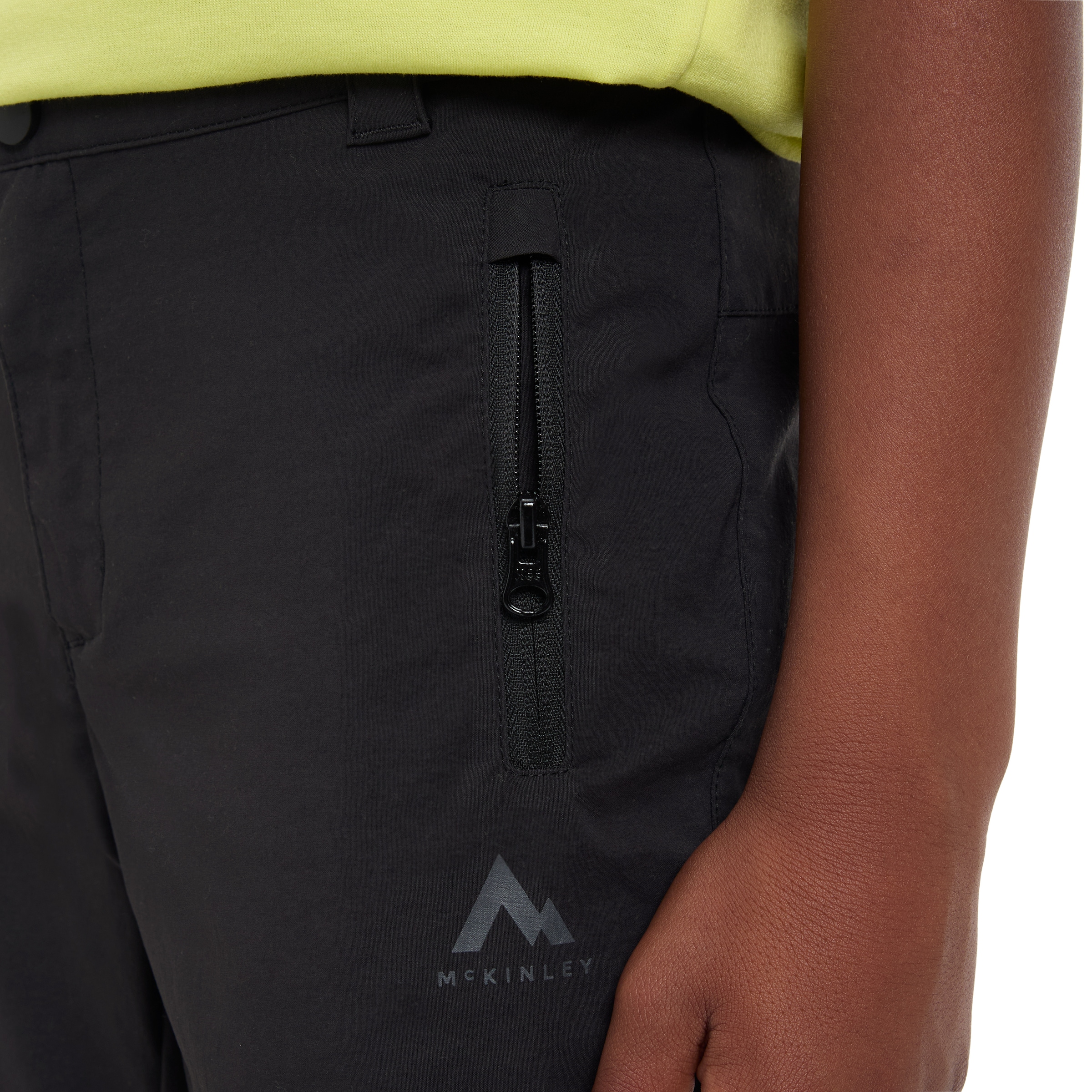 McKINLEY Outdoorhose »JU.-ABZIPPHOSE AARON ZFF PNT B«  aus 4-Wege-Stretch-Material, mit DRY PLUS-Technologie, atmungsaktiv