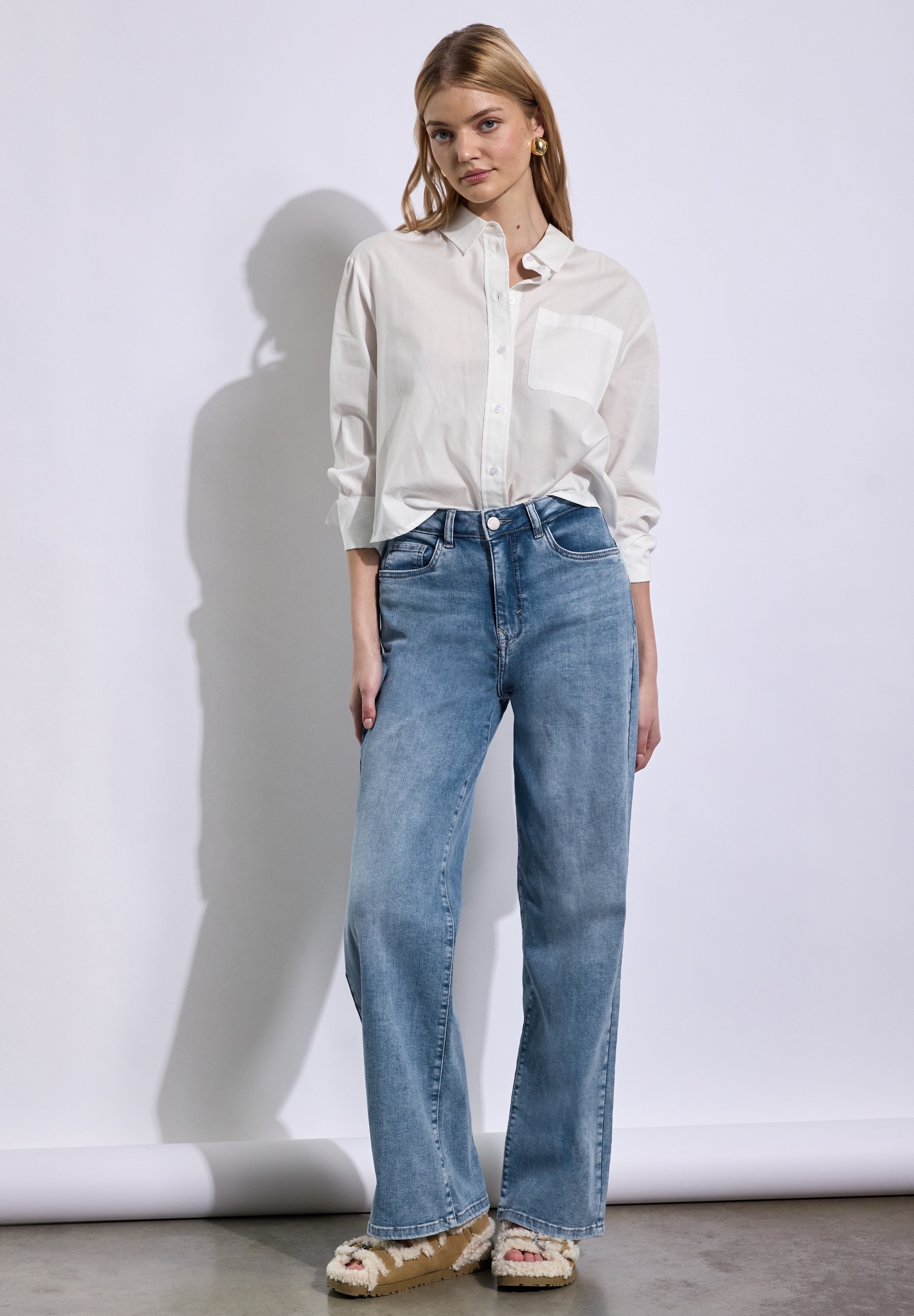STREET ONE STUDIO Loose-fit-Jeans, im Loose Fit