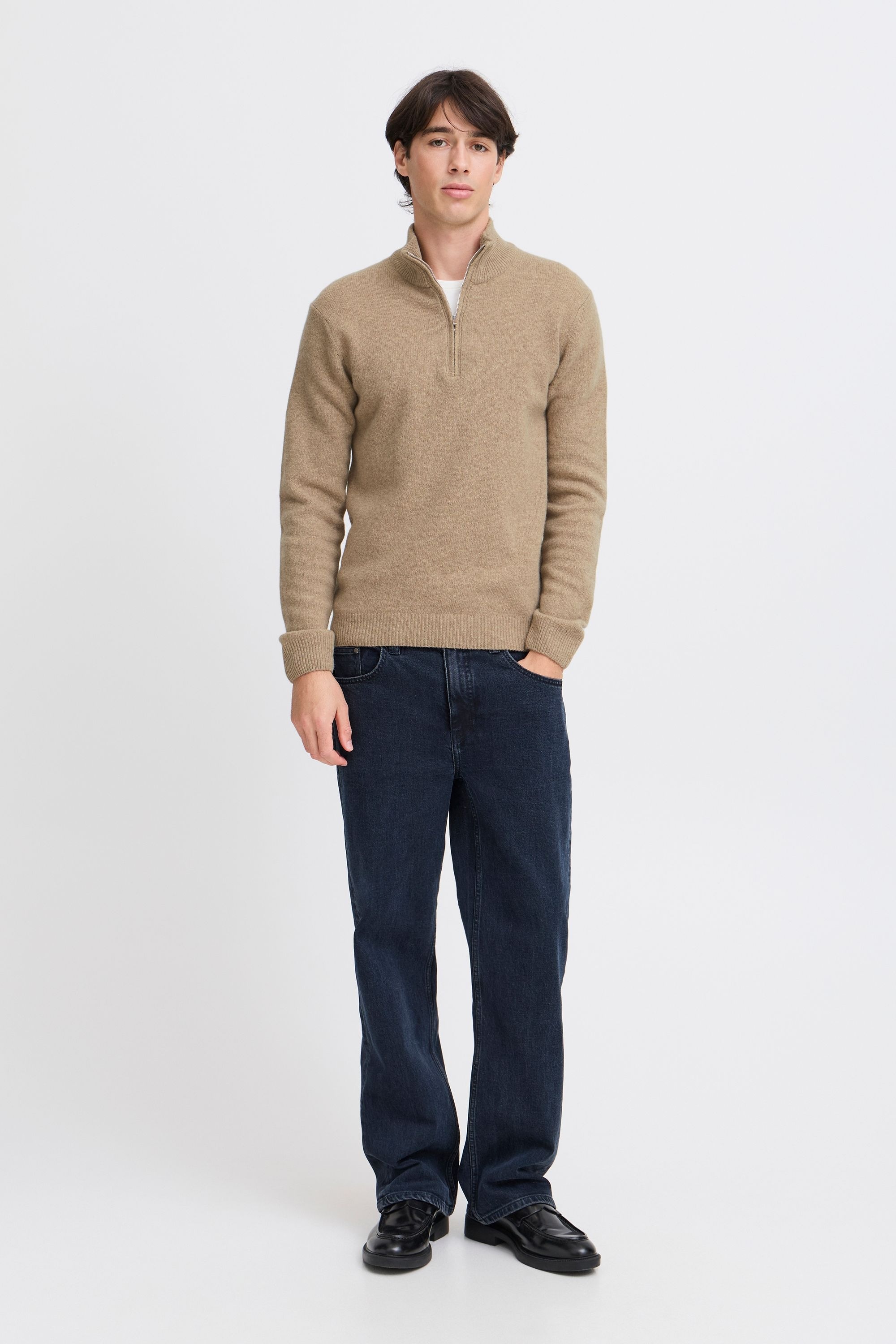 Casual Friday Troyer »Troyer CFKARL halfzip lambswool knit«