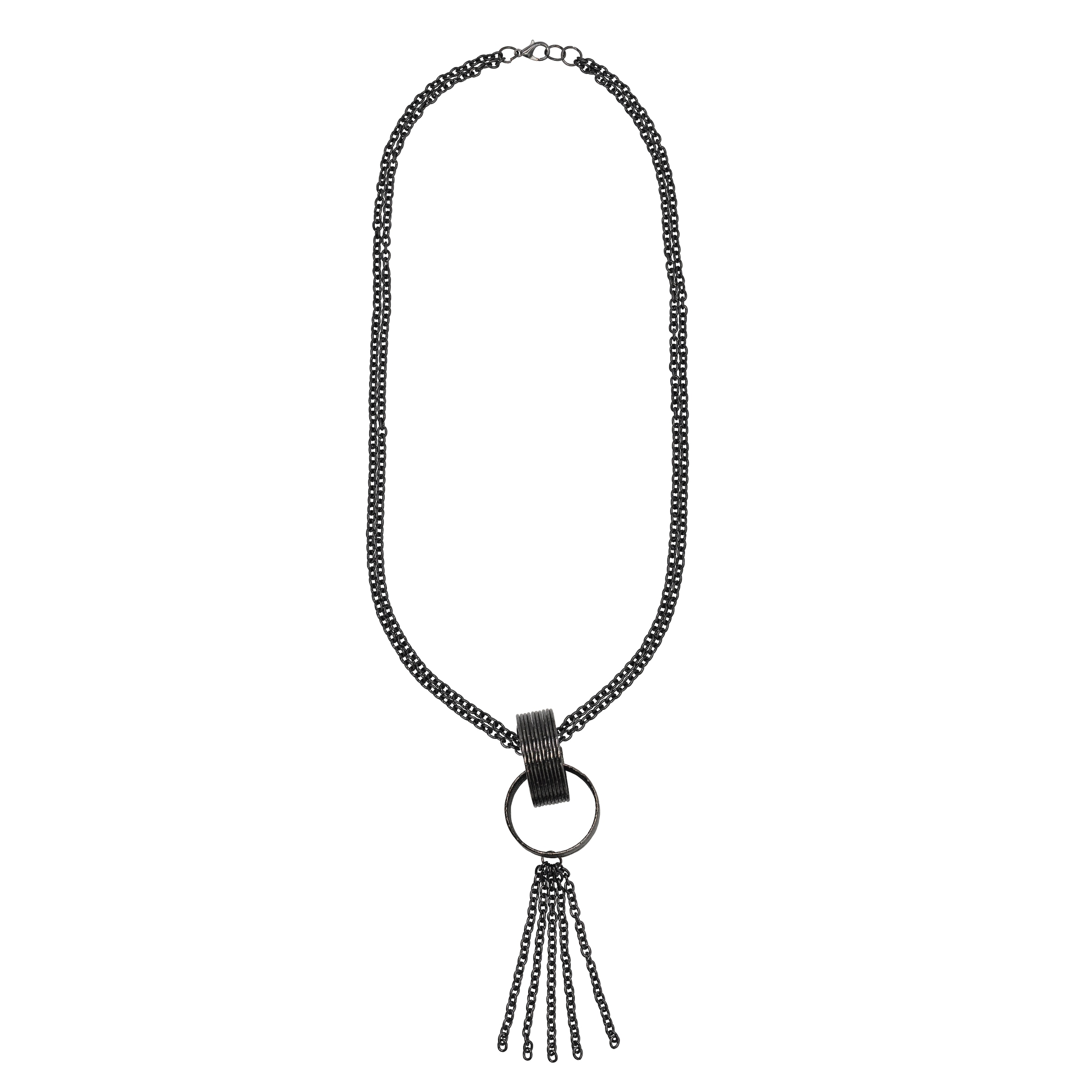 Firetti Lange Kette »Schmuck Geschenk Rough Rings Y-Kette«