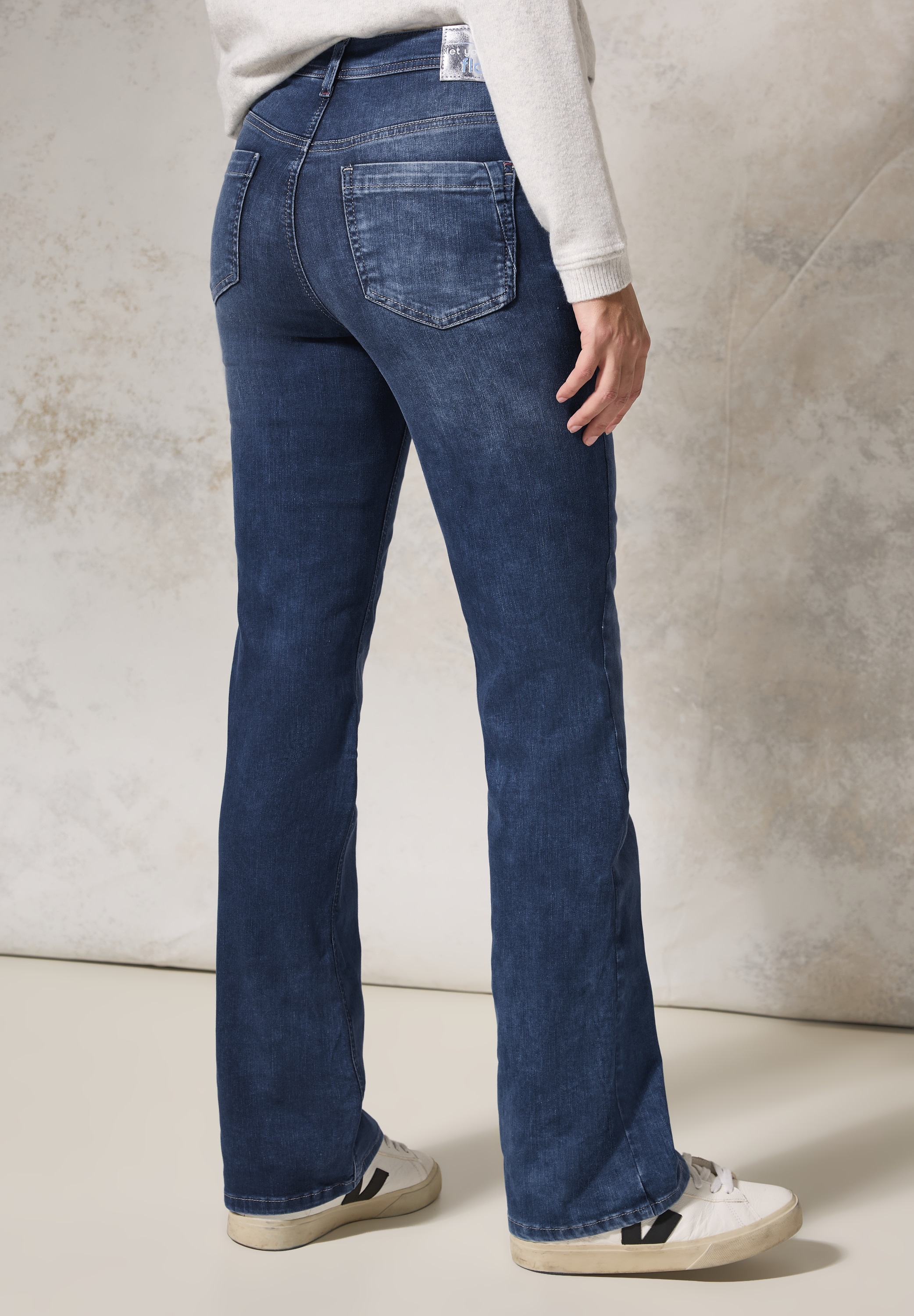 Cecil Bootcut-Jeans, High Waist