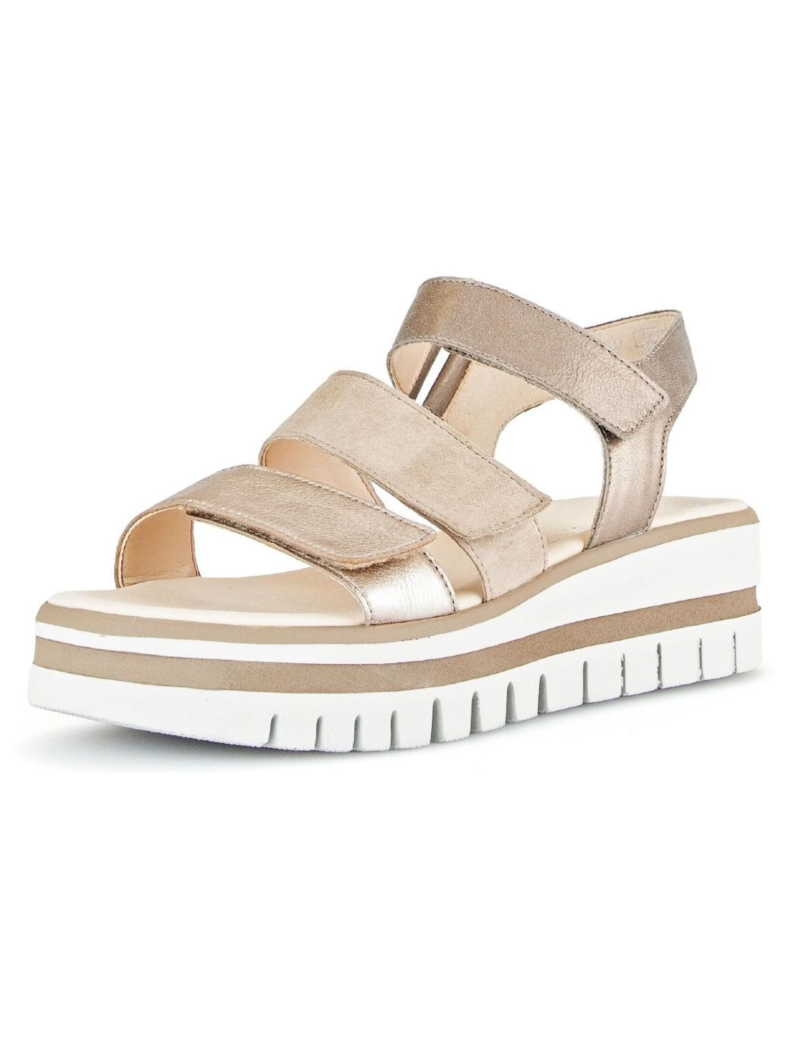 Gabor Keilsandalette "Gabor Sandalen Veloursleder/Textil" günstig online kaufen
