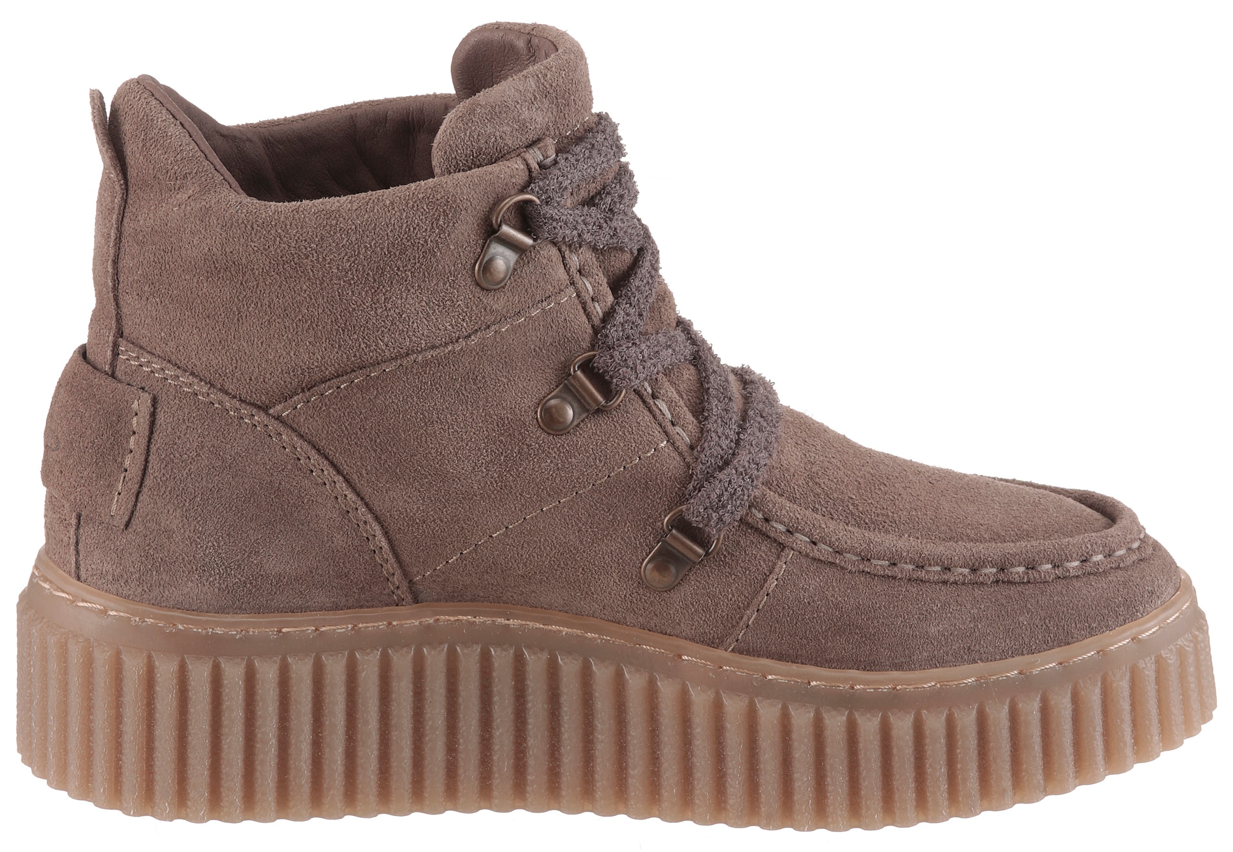 Marc O'Polo Schnürboots »BIANCA«  Plateauboots, Keilstiefelette, High Top Sneaker mit Memory Foam