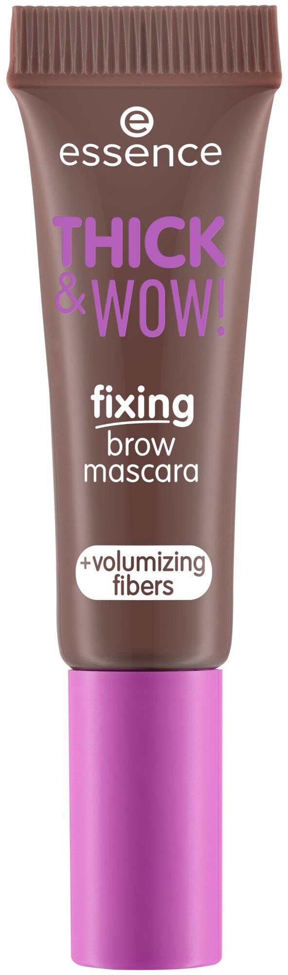 Essence Augenbrauen-Gel »THICK & WOW! fixing brow mascara«, (3 tlg.), mit Fasern