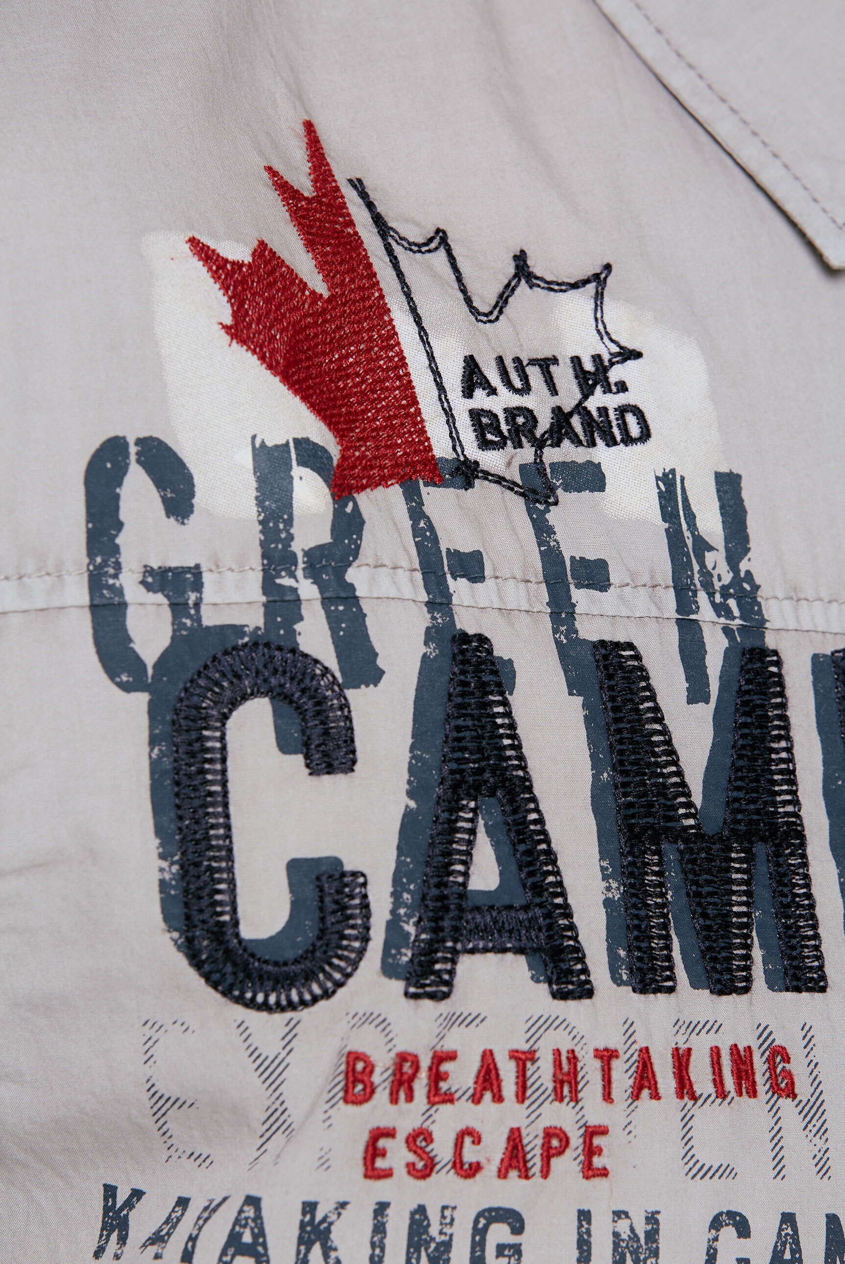 CAMP DAVID Kurzarmhemd, aus Baumwolle