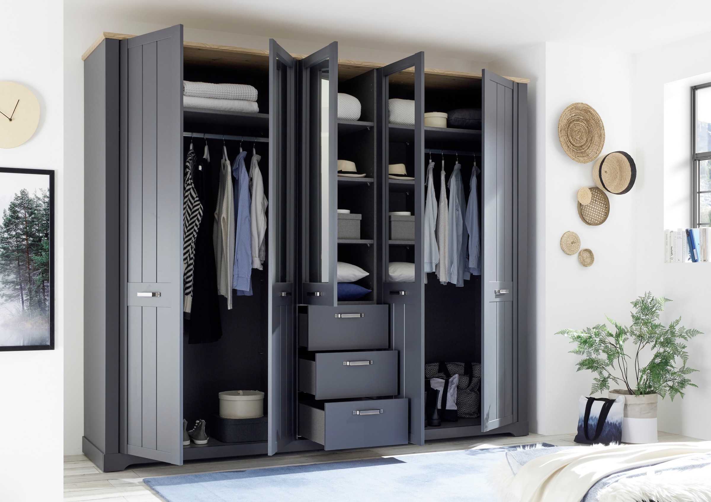 Schlafkontor Kleiderschrank »Elastir«, im Landhausstil