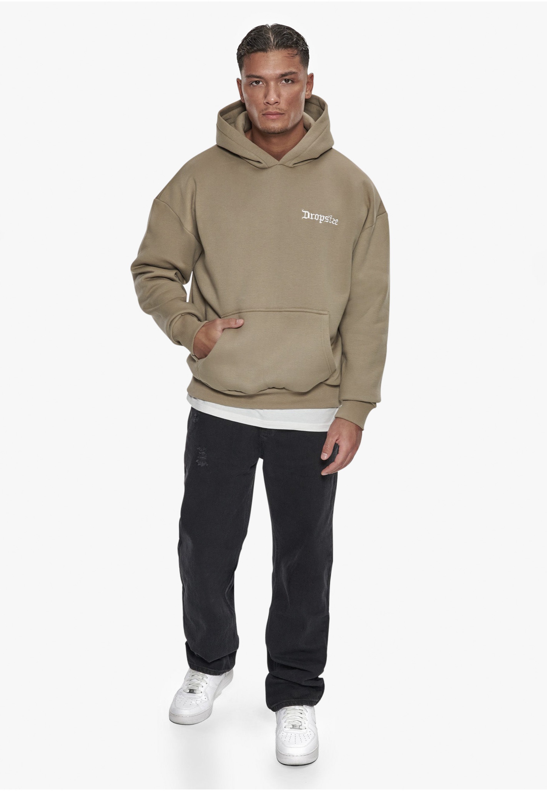 Dropsize Kapuzensweatshirt »Dropsize Herren Heavy Oversize Embo Hoodie«, 1 Stk.
