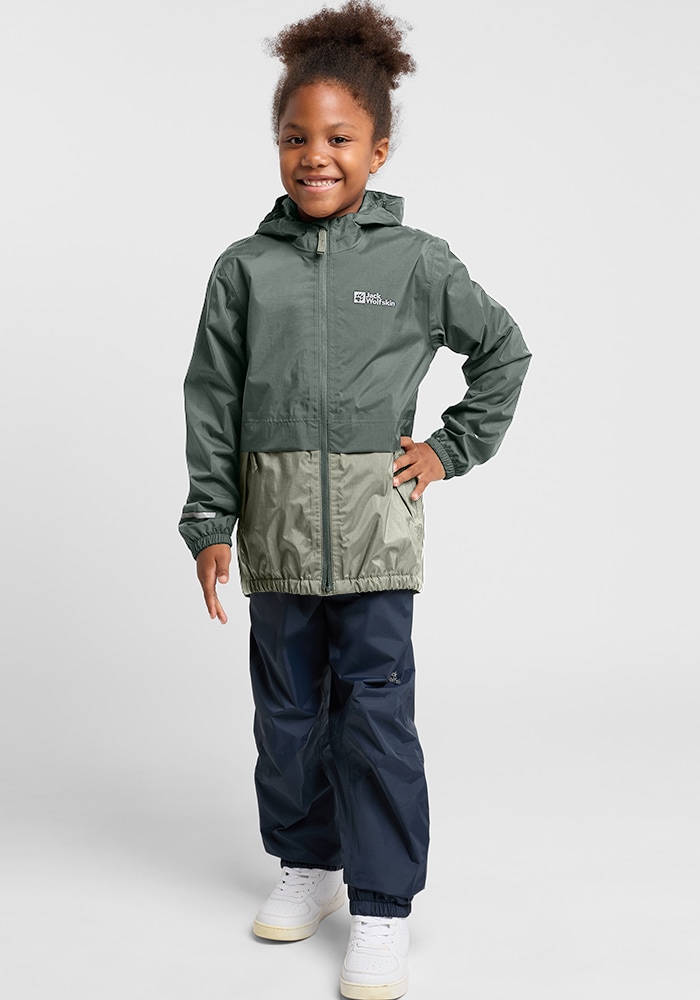 Jack Wolfskin Regenjacke "RAINY DAYS 2L JKT K", mit Kapuze