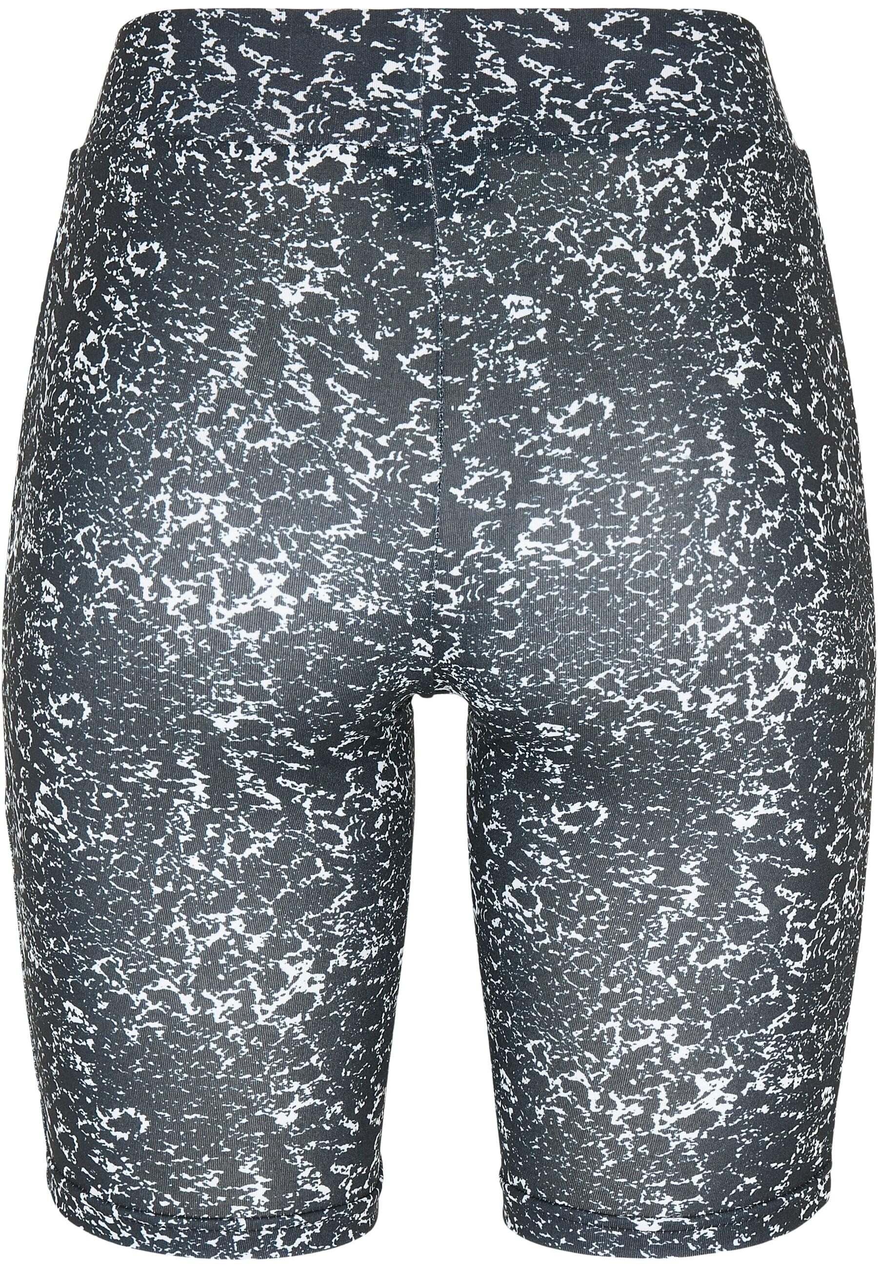 URBAN CLASSICS Stoffhose »Urban Classics Damen Ladies AOP Cycle Shorts«, (1 tlg.)