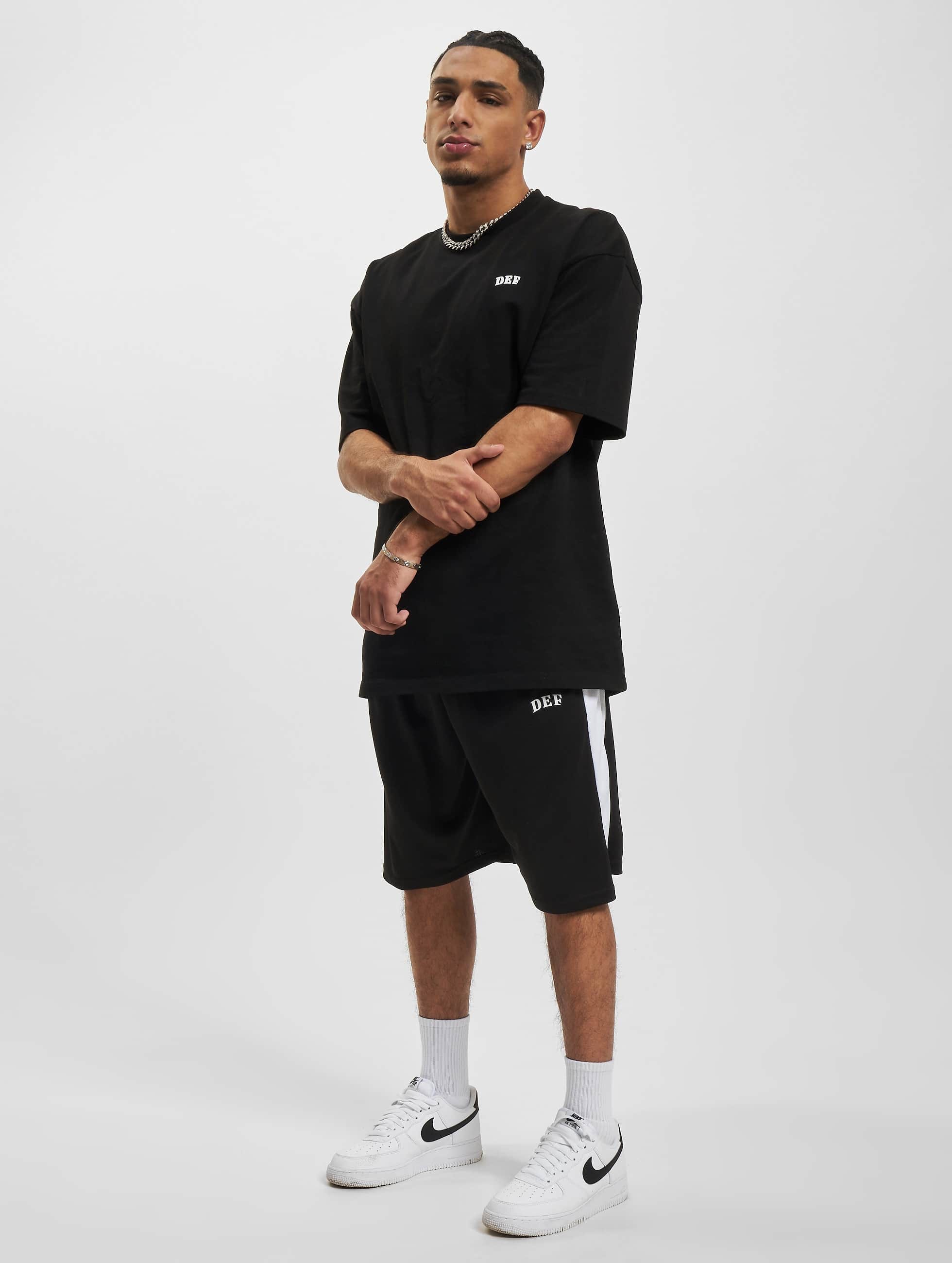 DEF Stoffhose »DEF Herren DEF STRIPES Short«, (1 tlg.)