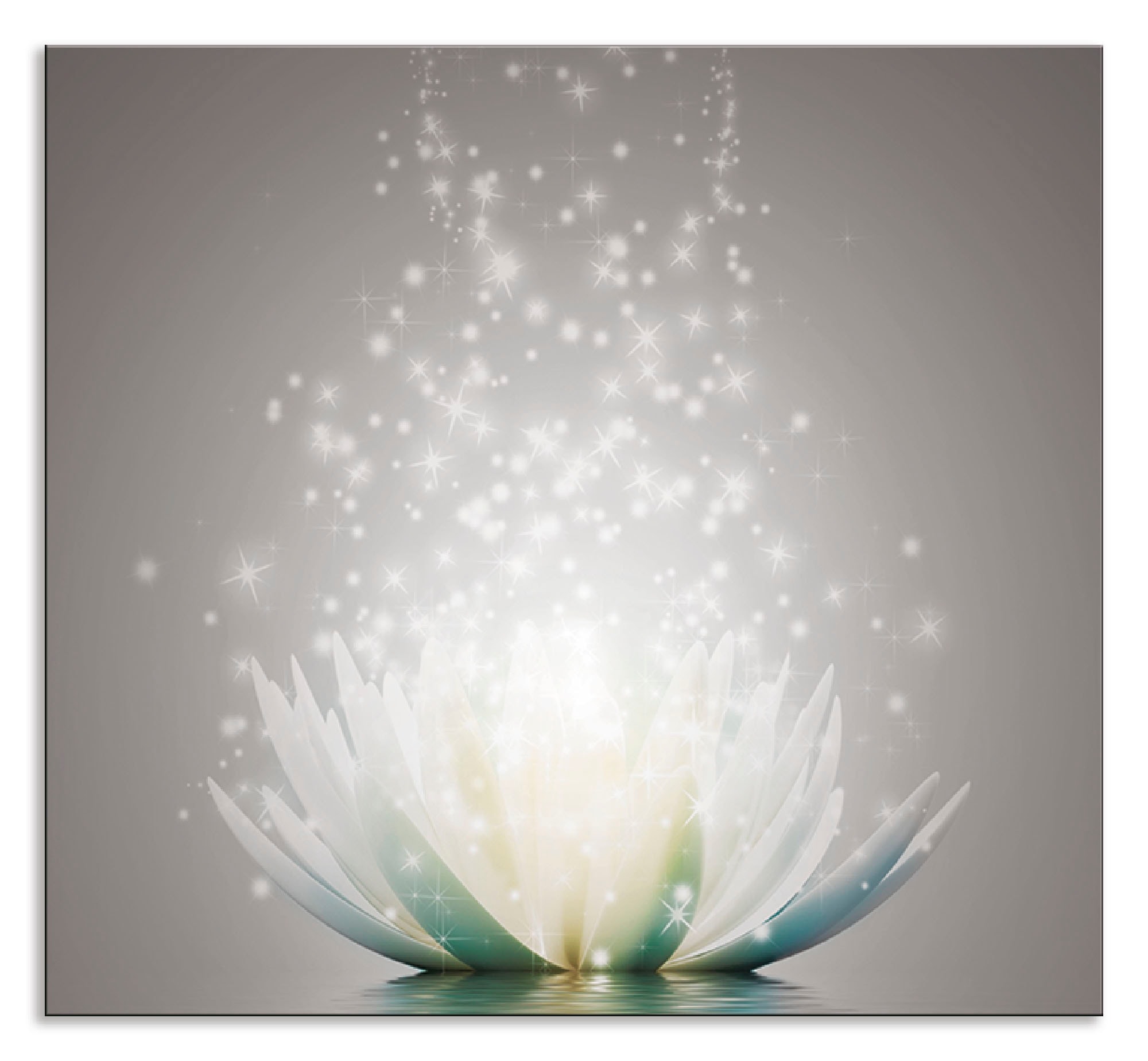 Artland Küchenrückwand "Magie der Lotus-Blume", (1 tlg.), Alu Spritzschutz günstig online kaufen