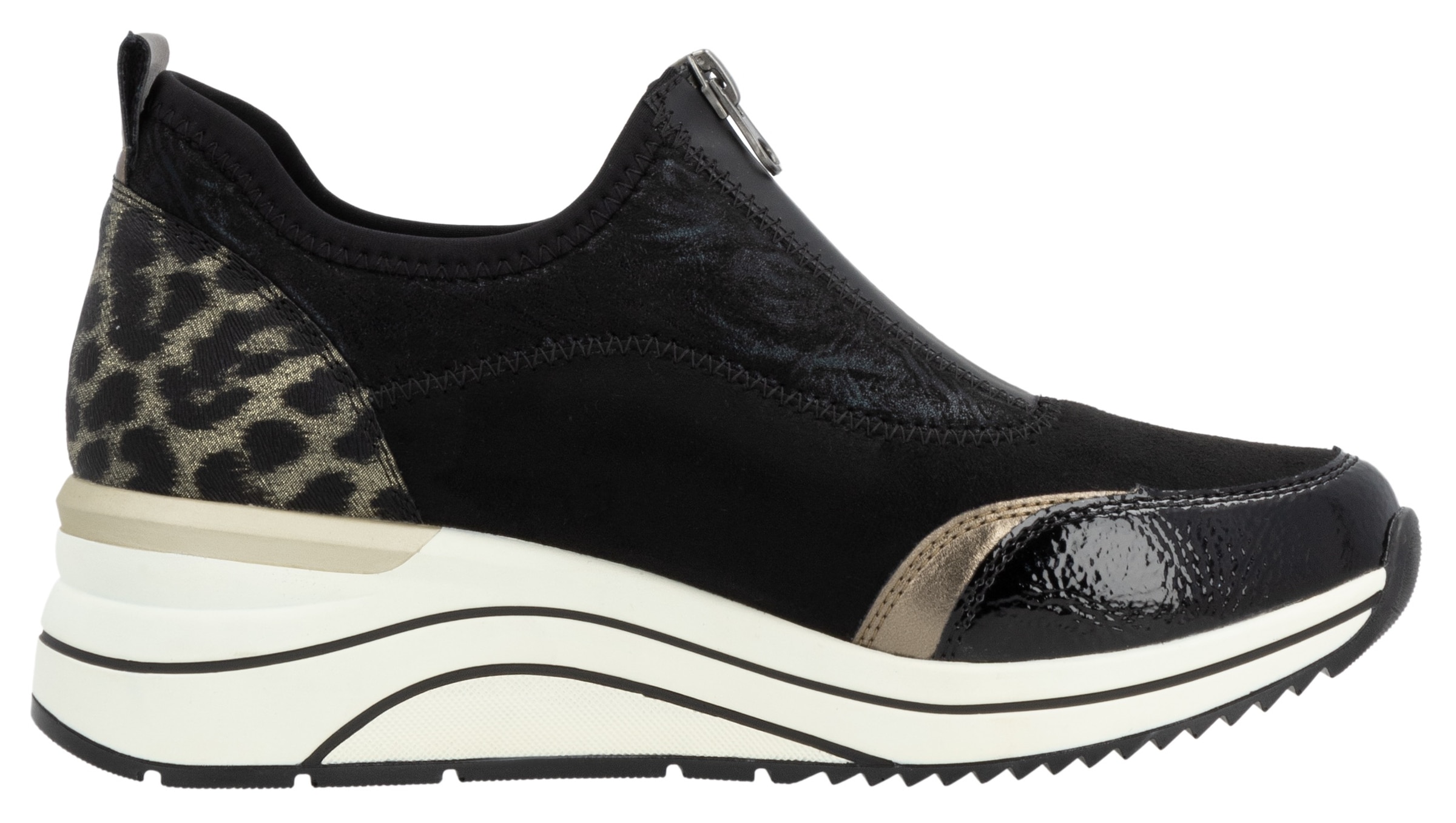 Remonte Slip-On Sneaker »Elisabeth Hurley-Collection«, Keilsneaker, Slipper, Schlupfschuh, Freizeitschuh, vegan