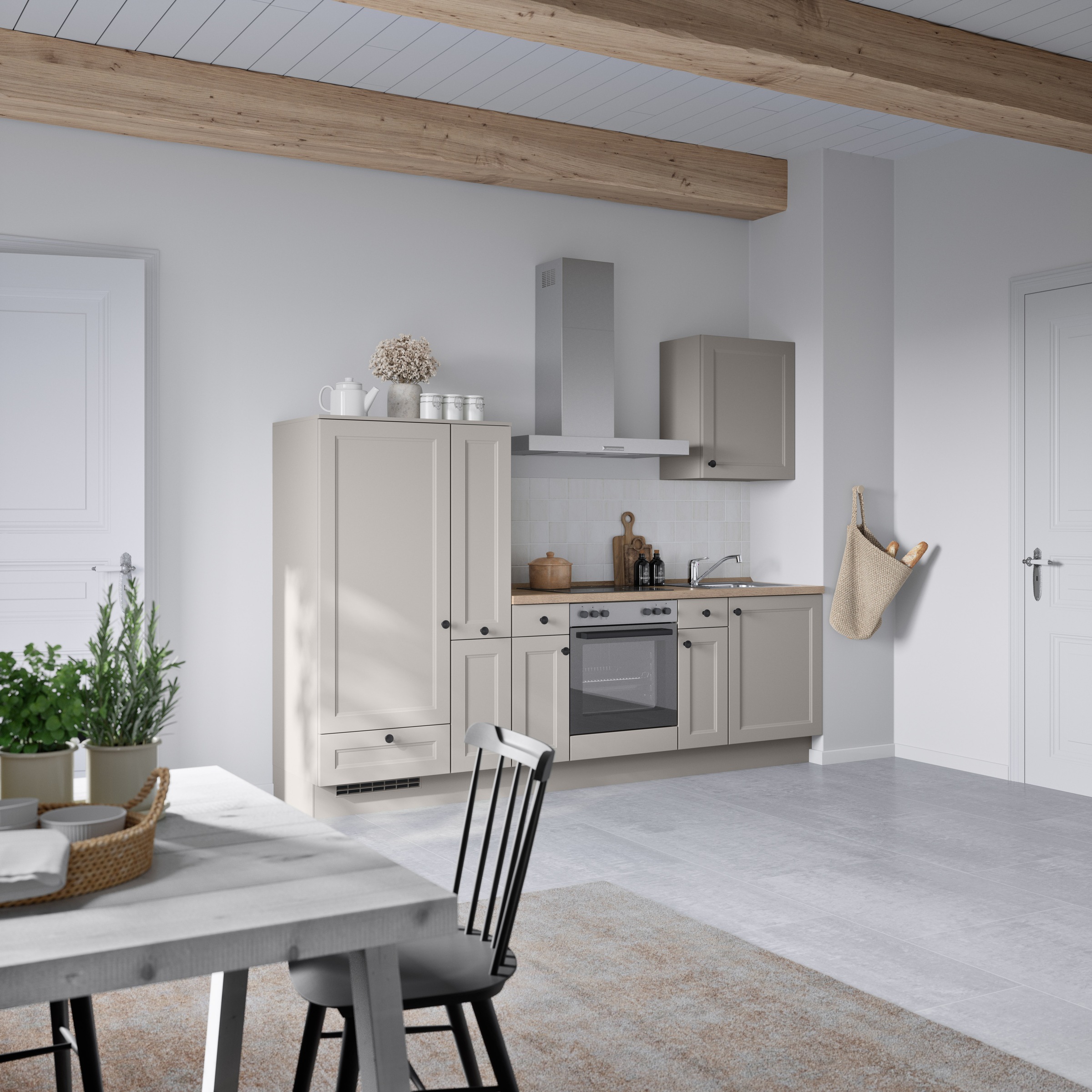 nobilia® Küchenzeile »"Cascada I"« vormontiert, Ausrichtung wählbar, Breite 270 cm, wahlw. mit E-Geräten