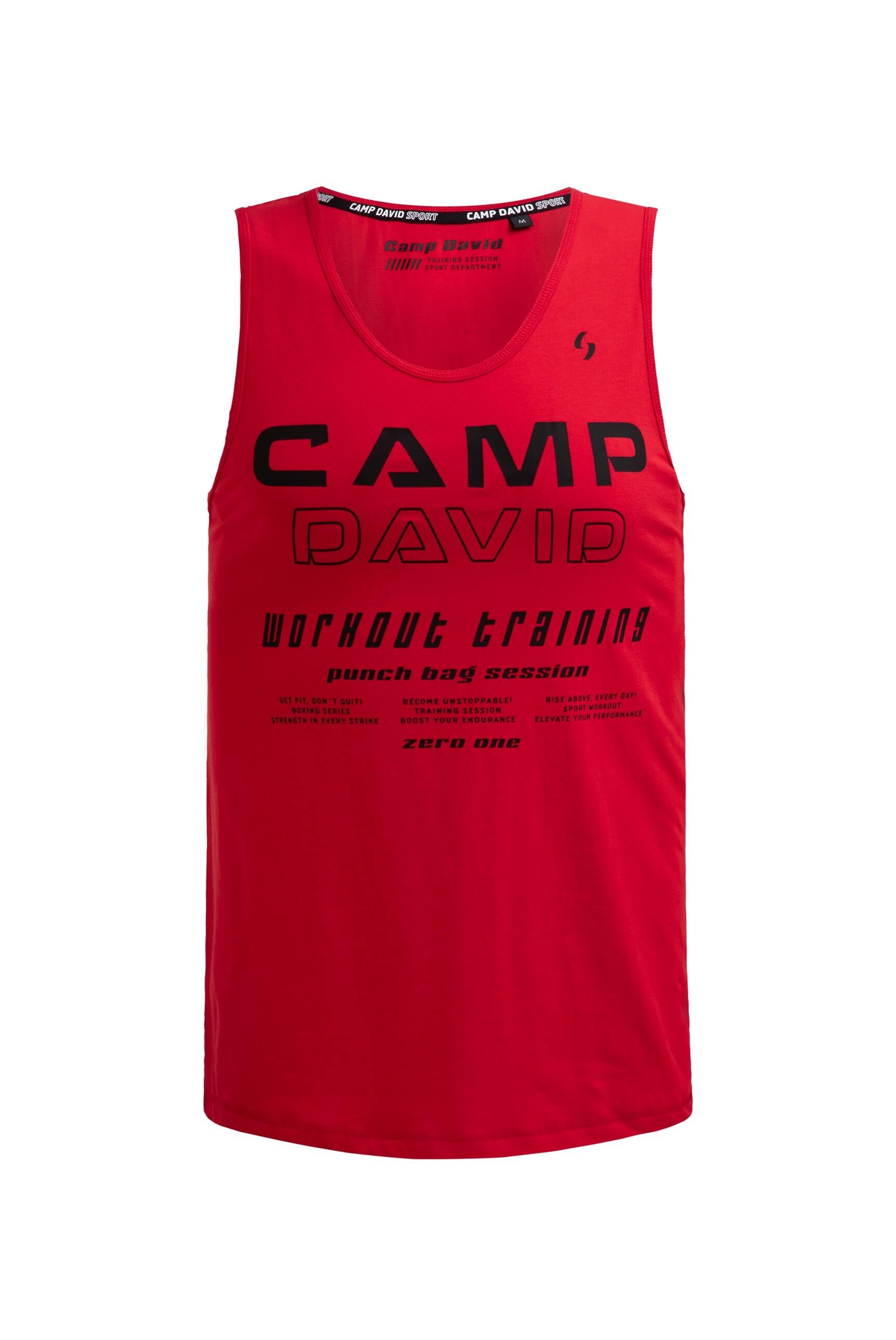 CAMP DAVID Tanktop aus Baumwolle