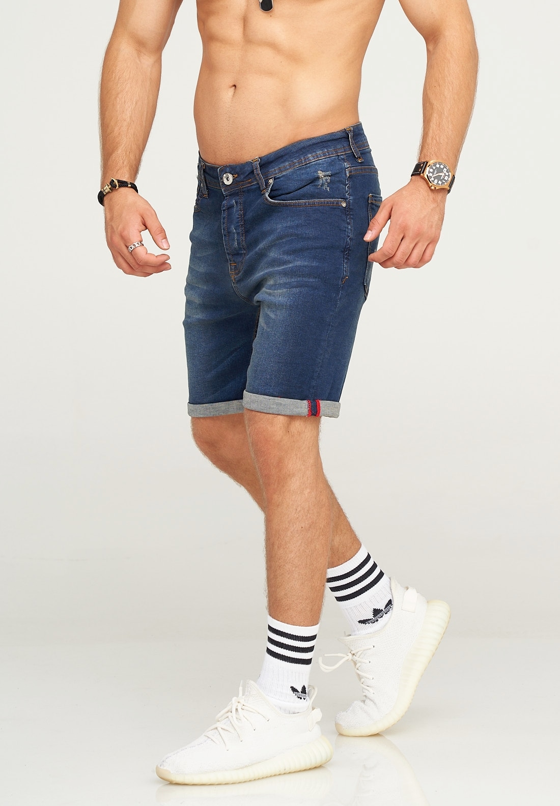 behype Shorts "MALAY", im klassischen 5-Pocket-Stil