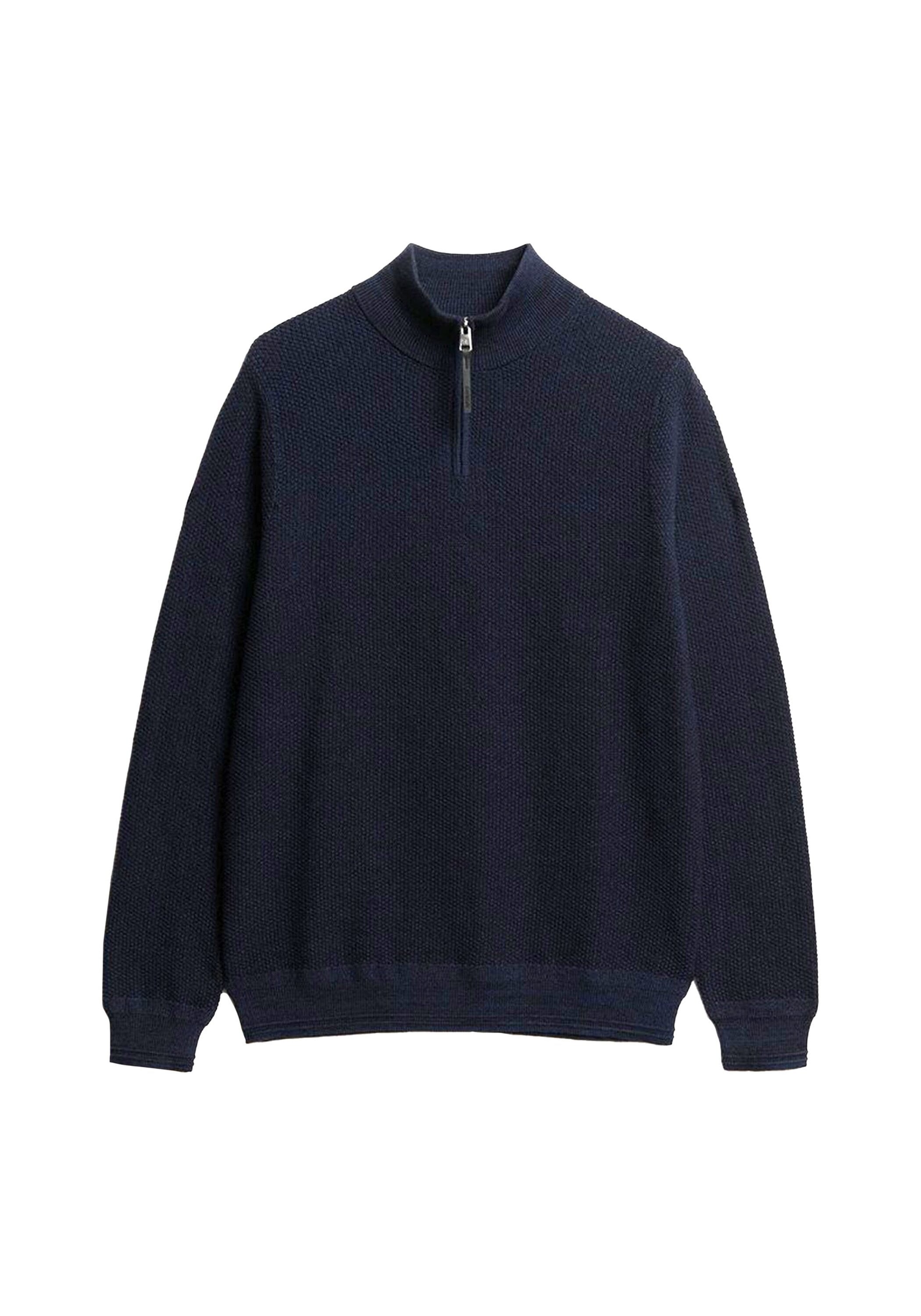 Superdry Sweatshirt "Strickpullover Cotton Texture Henley" günstig online kaufen