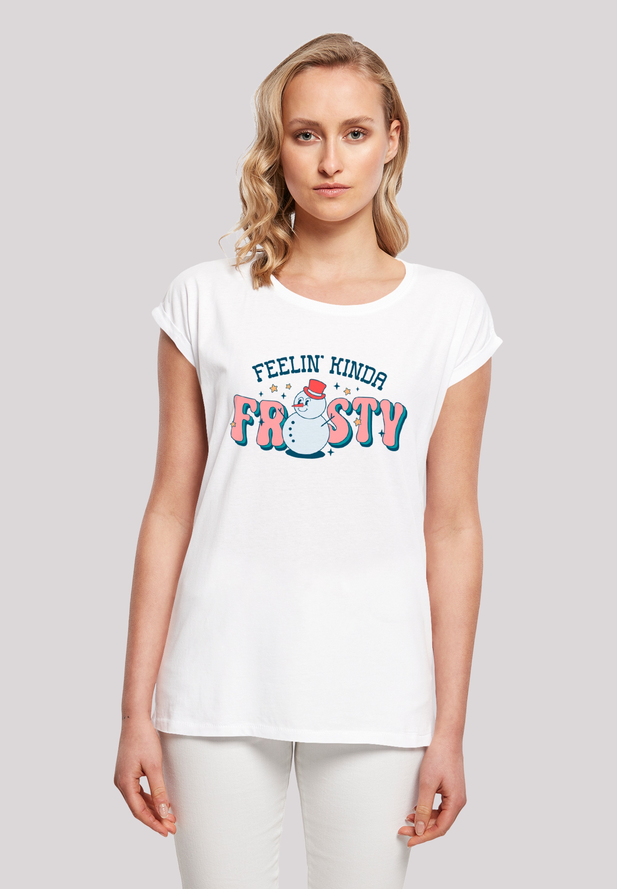 F4NT4STIC T-Shirt "Feelin Kinda Frosty Snowman", Premium Qualität günstig online kaufen