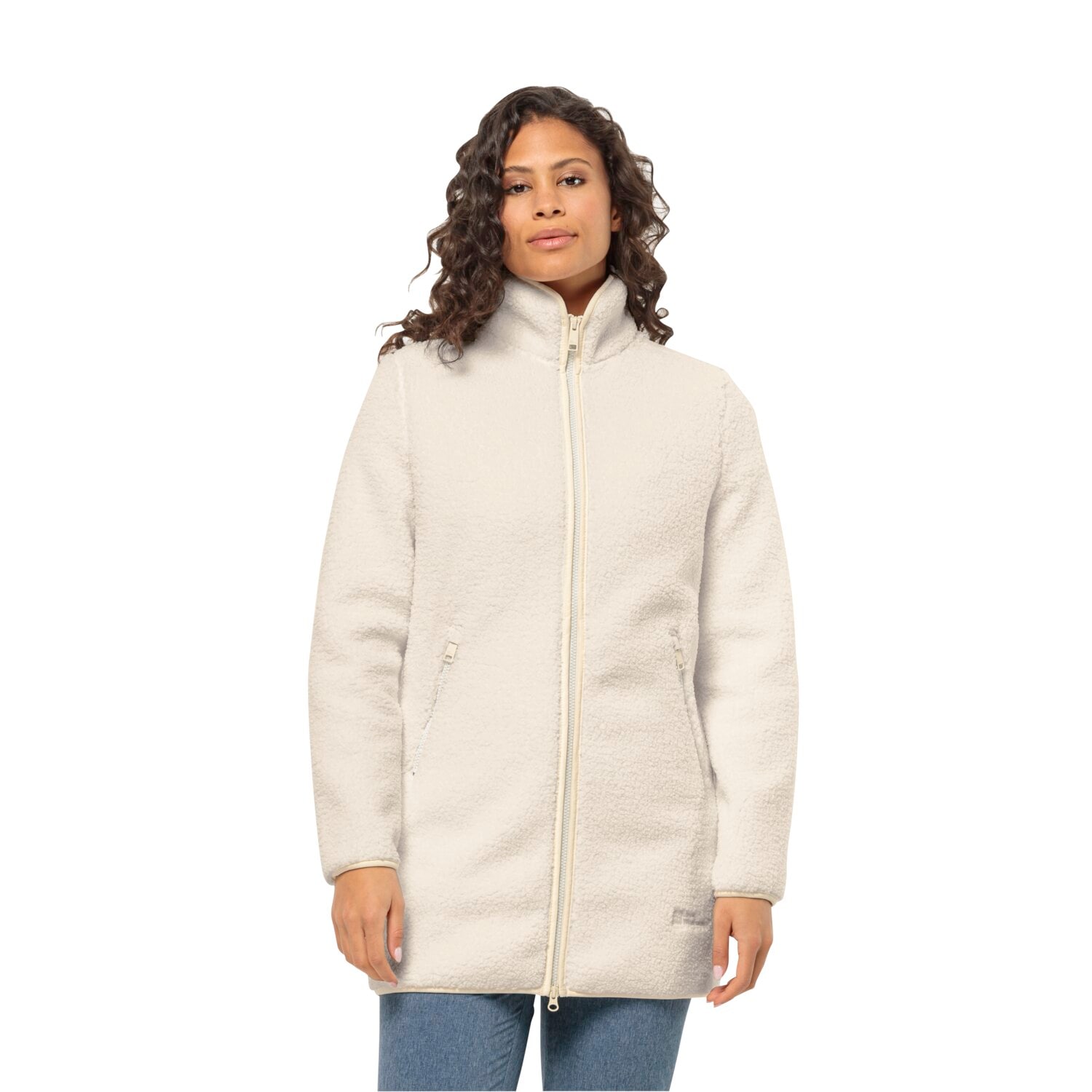 Jack Wolfskin Fleecejacke "HIGH CURL COAT W", warmer Sherpa Fleecemantel günstig online kaufen