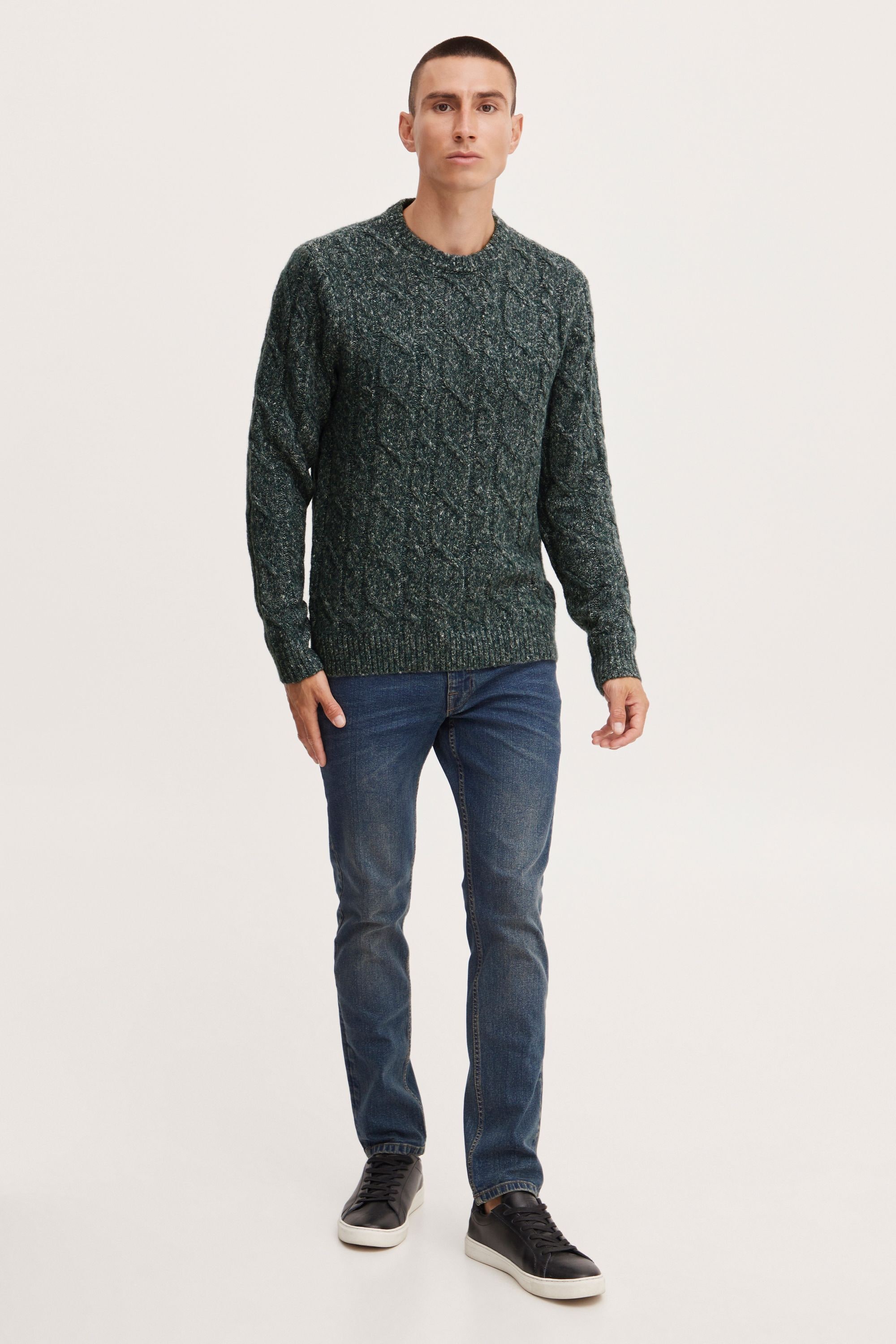 Casual Friday Strickpullover Karl 0044 crew neck cable knit 20504501 günstig online kaufen