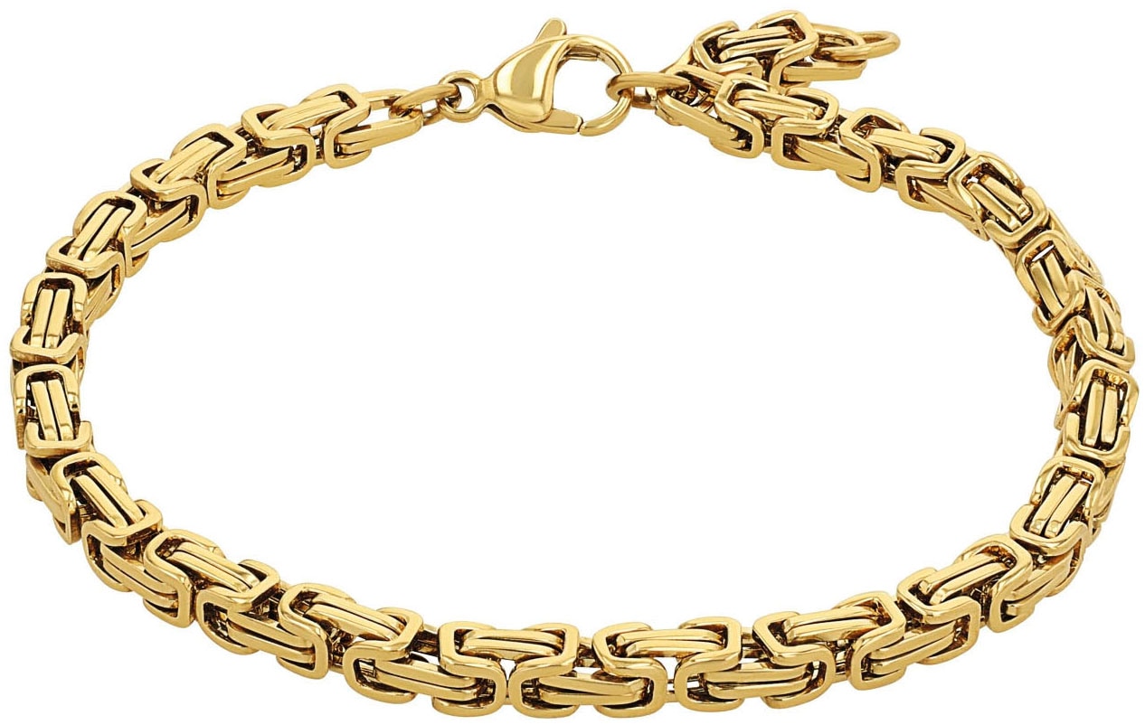 AMOR Damen Armband "2037334", 21cm, Edelstahl, gold, Edelstahl, Armbänder