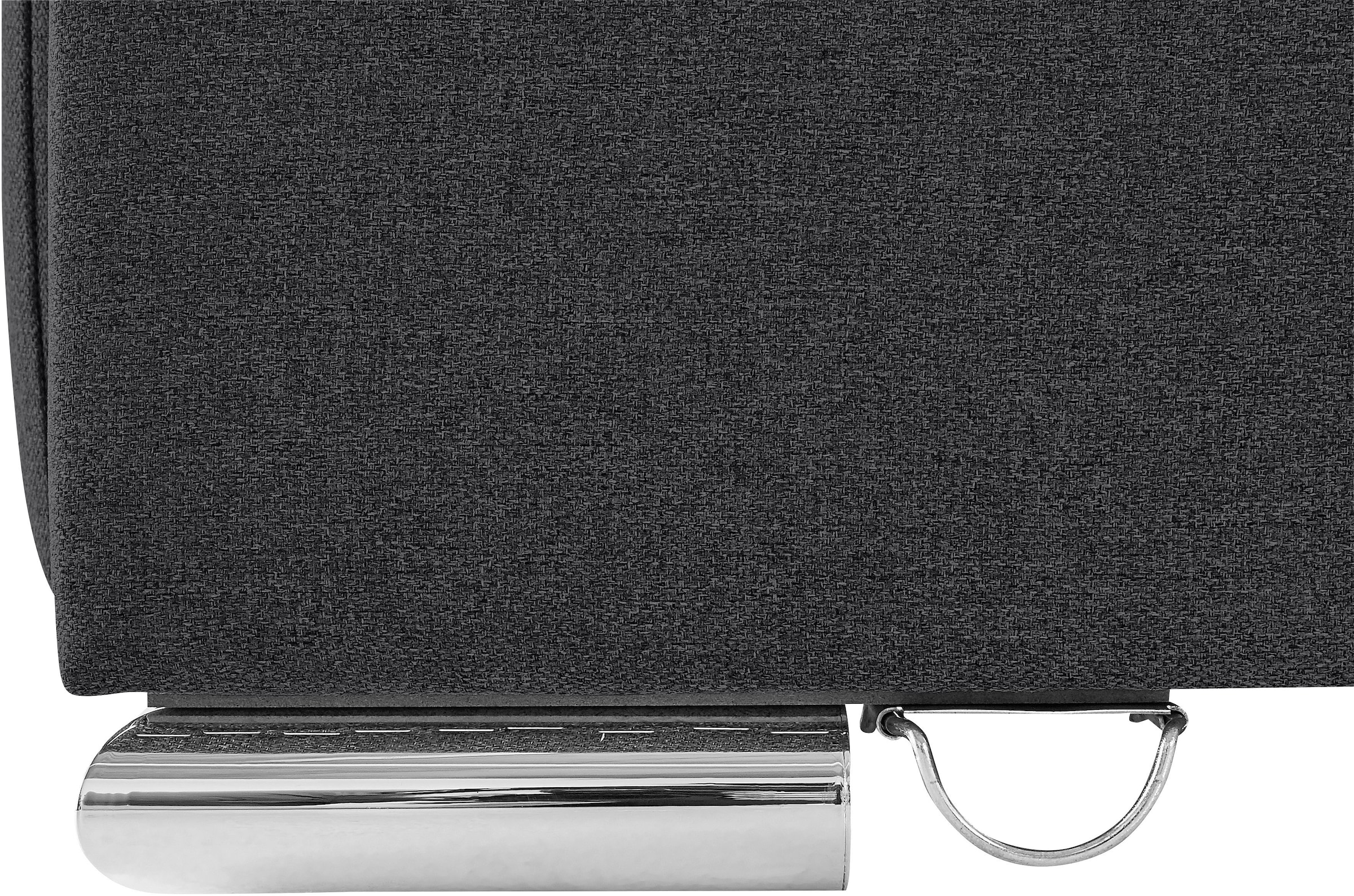 INOSIGN Ecksofa »Boxspringbett Night & Day L-Form mit Dauer-Schlaffunktion mit Armlehne«, mit Boxspring-Bettfunktion 180x200 cm und Bettkasten, Dauerschläfer!