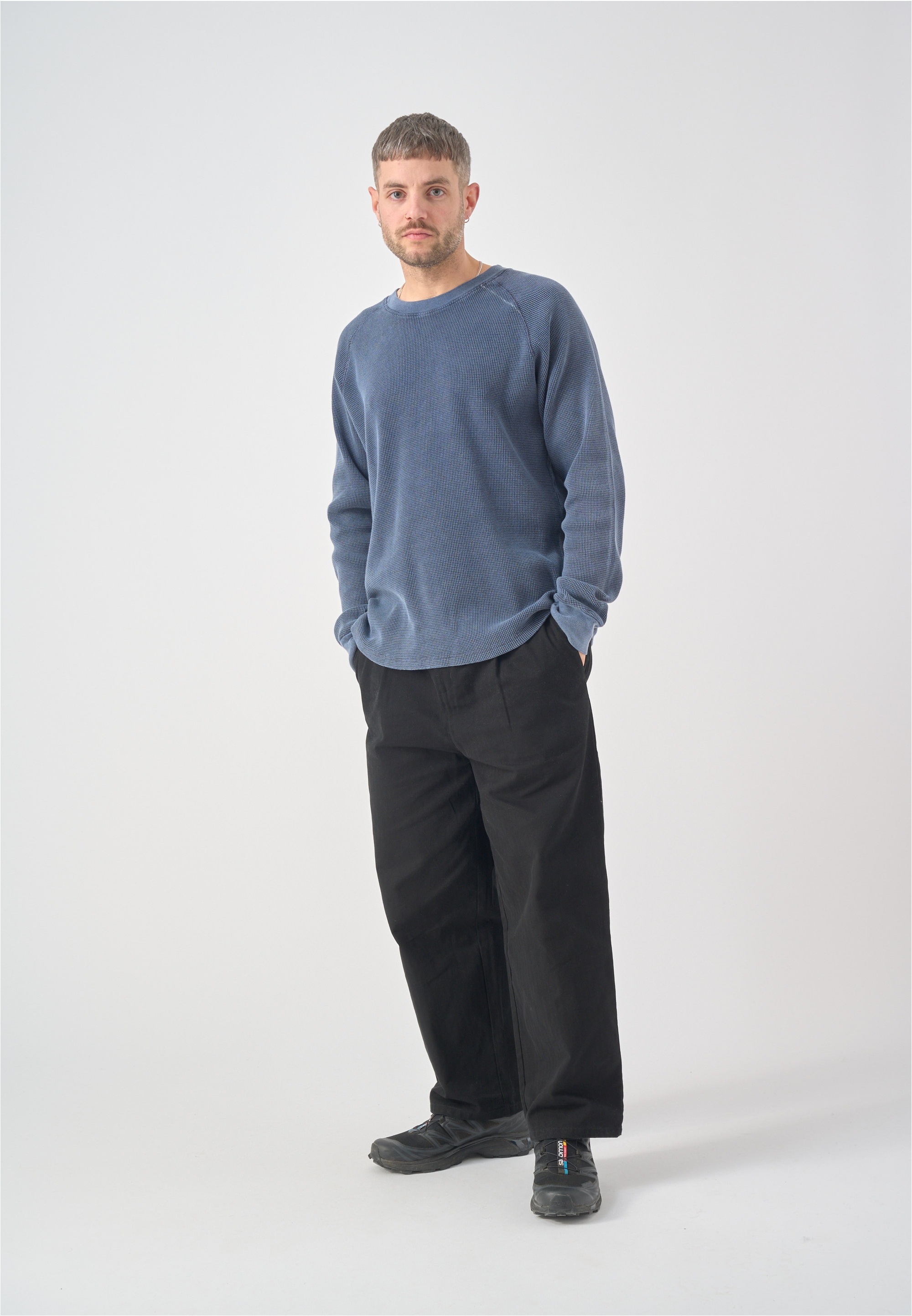 Cleptomanicx Strickpullover »Boxy Crewneck Thermal«, im lockeren Schnitt
