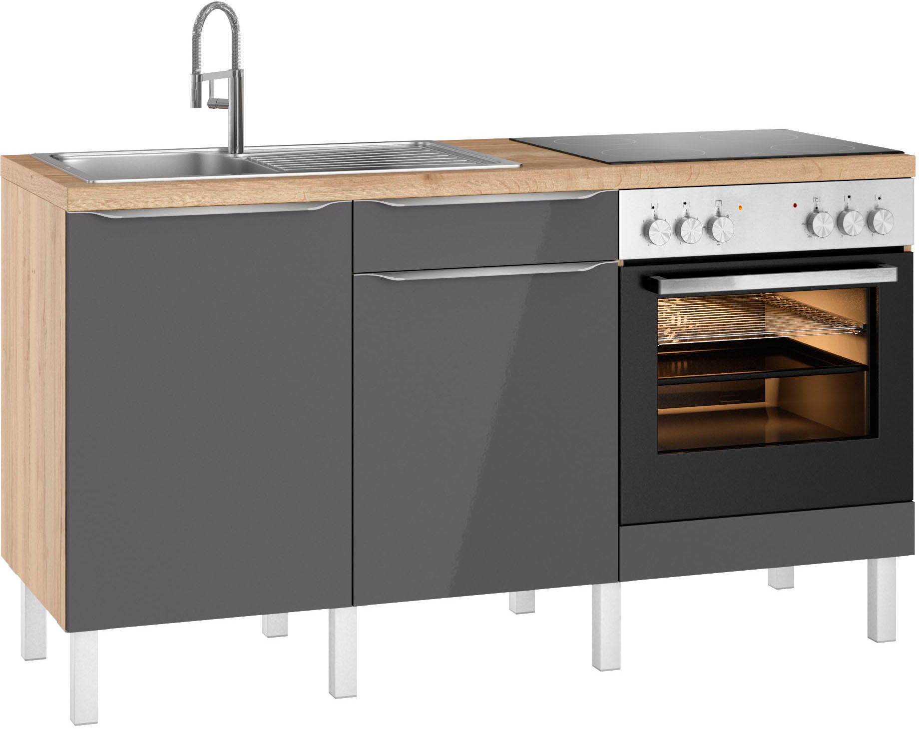 OPTIFIT Küche »Lilly2«, Breite 160 cm, wahlweise mit E-Geräten