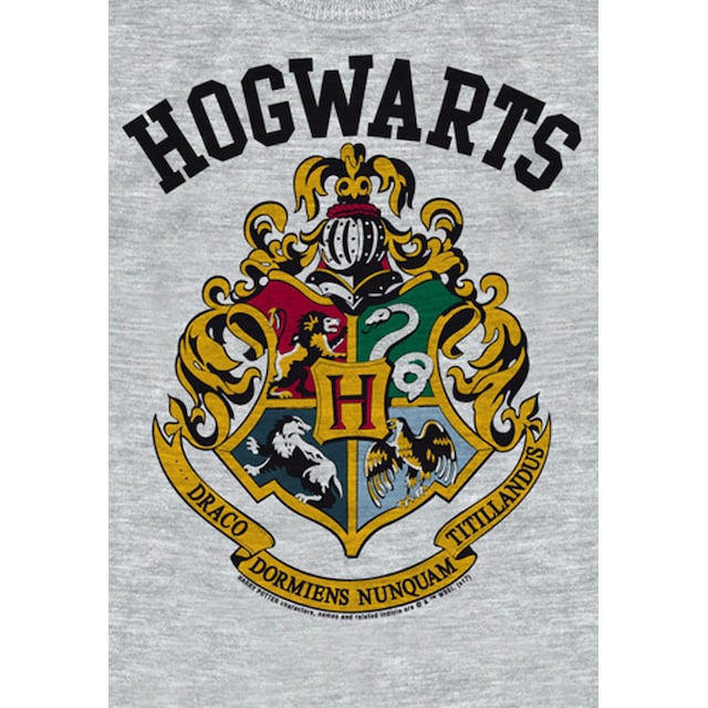 BAUR Print bestellen LOGOSHIRT detailliertem »Hogwarts«, mit | Langarmshirt