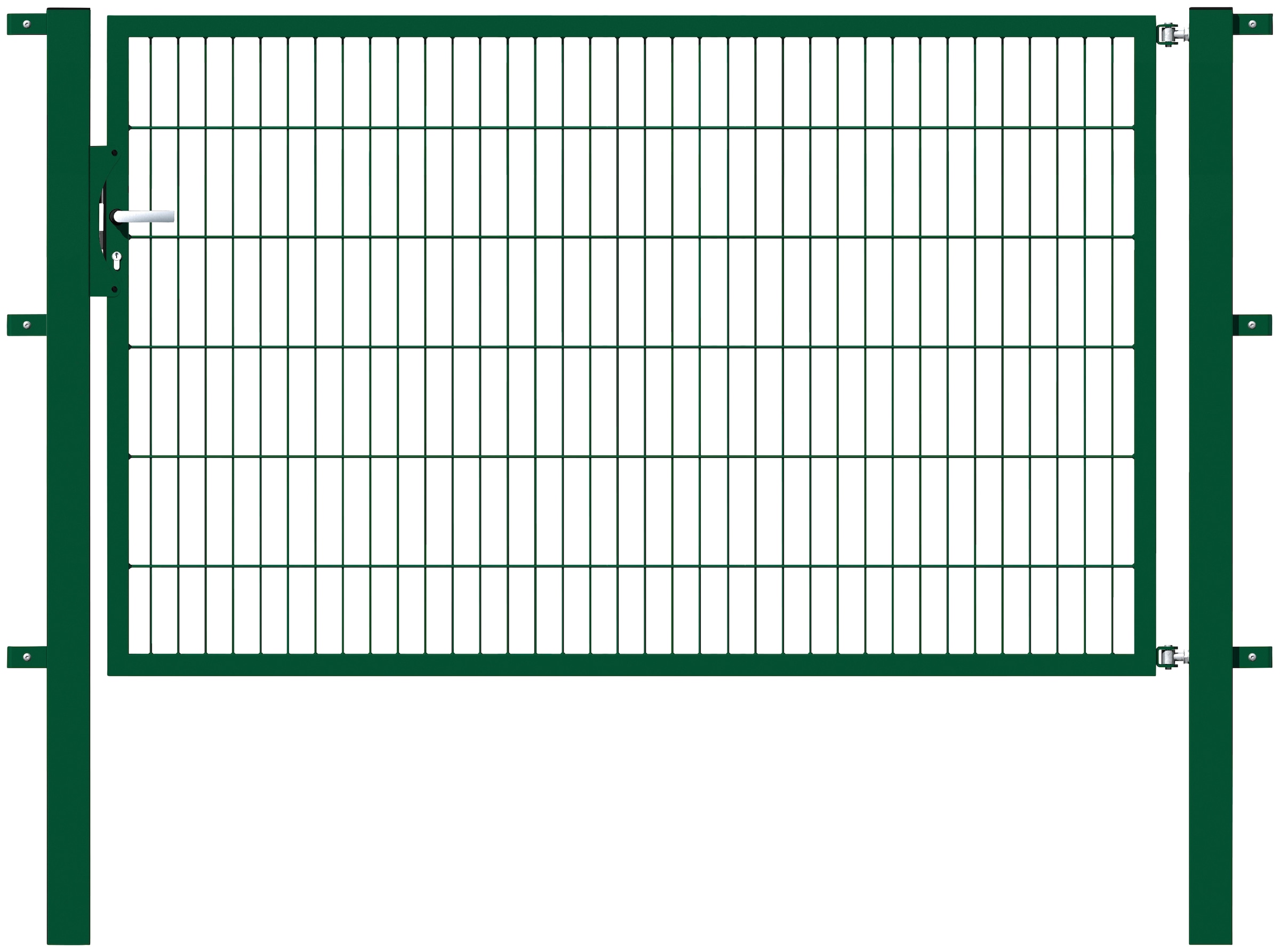 Alberts Zauneinzeltür, 200 cm Breite, in versch. Höhen