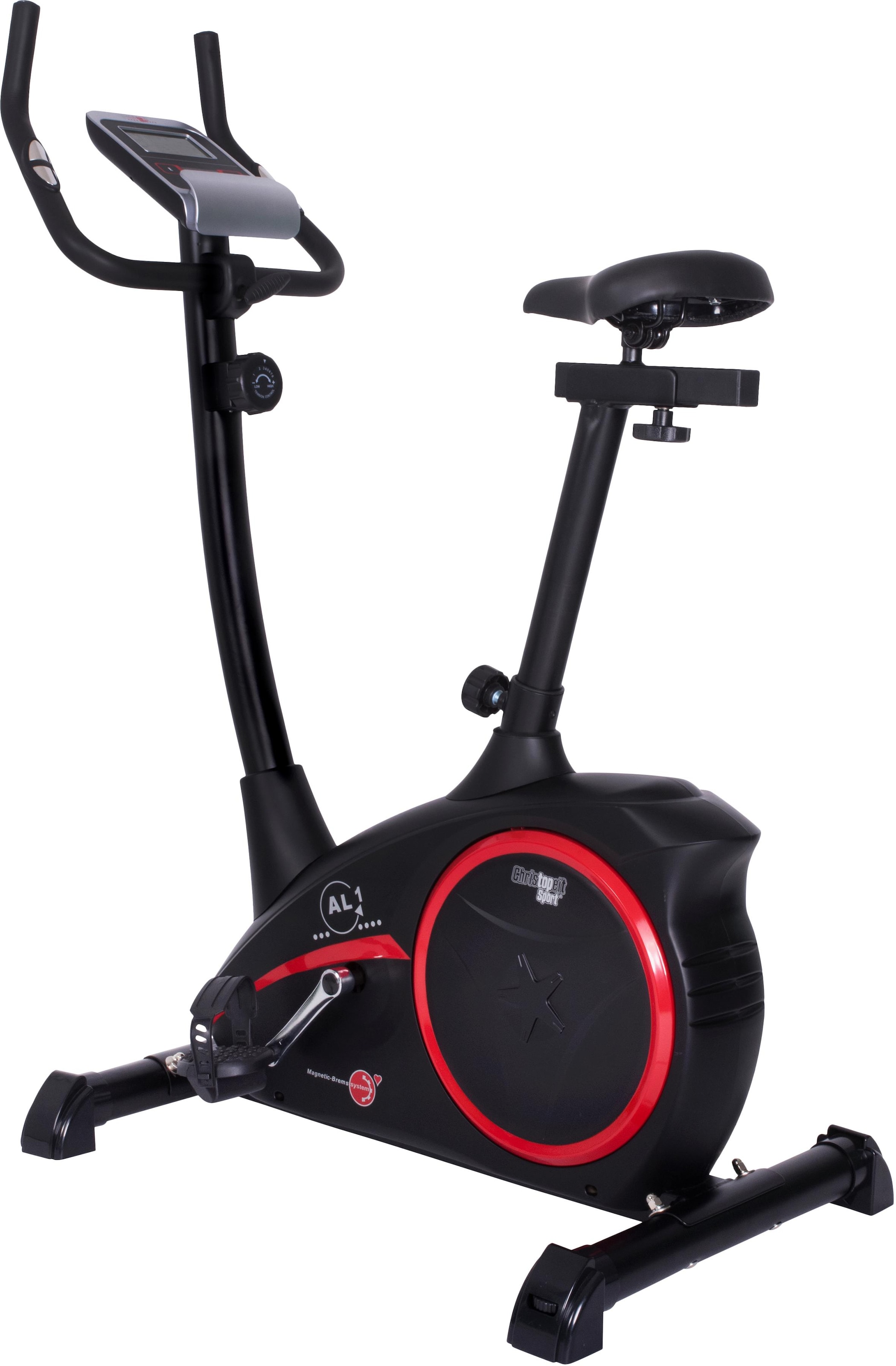 Christopeit Sport® Heimtrainer »AL 1«, (mit Tablet-Halterung), Schwungmasse ca. 9 kg, 8 Widerstandsstufen