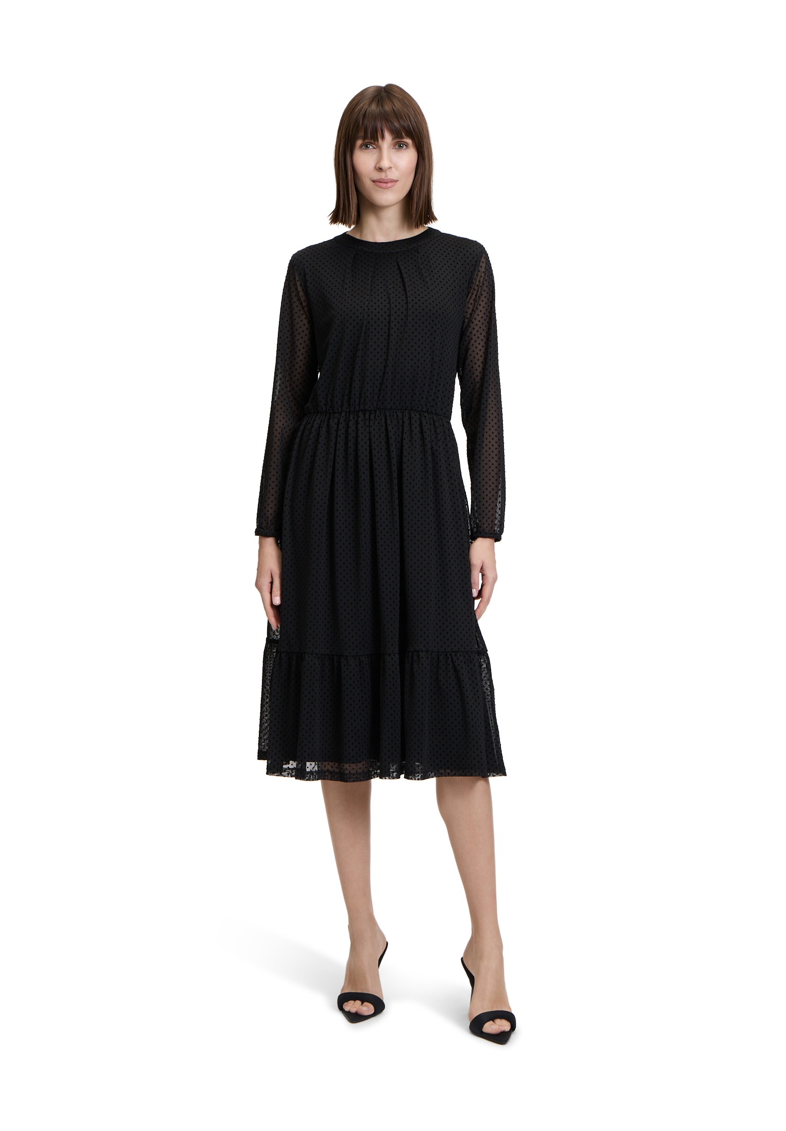 Betty&Co Sommerkleid "Betty & Co Damen Stufenkleid langarm", Druck günstig online kaufen