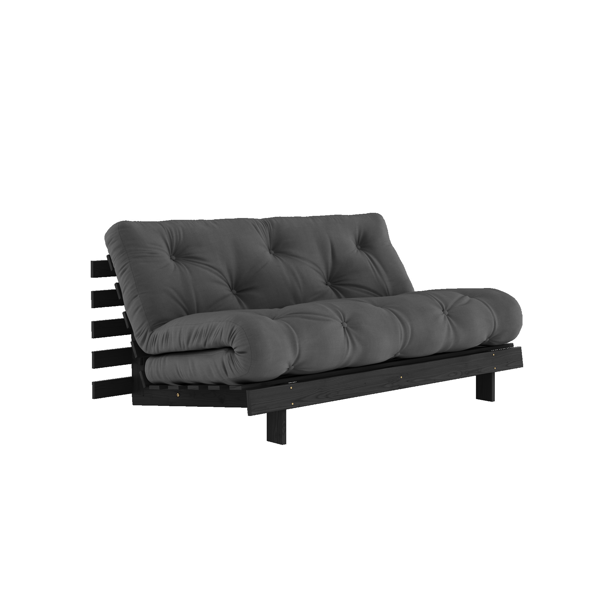 Karup Design Daybett "Roots Sofa Bed, Schlafsofa, Bettfunktion, FSC-Massivholz" Inkl. Futonmatratze, Made in Europe, langlebig, B: 140 oder 160 cm