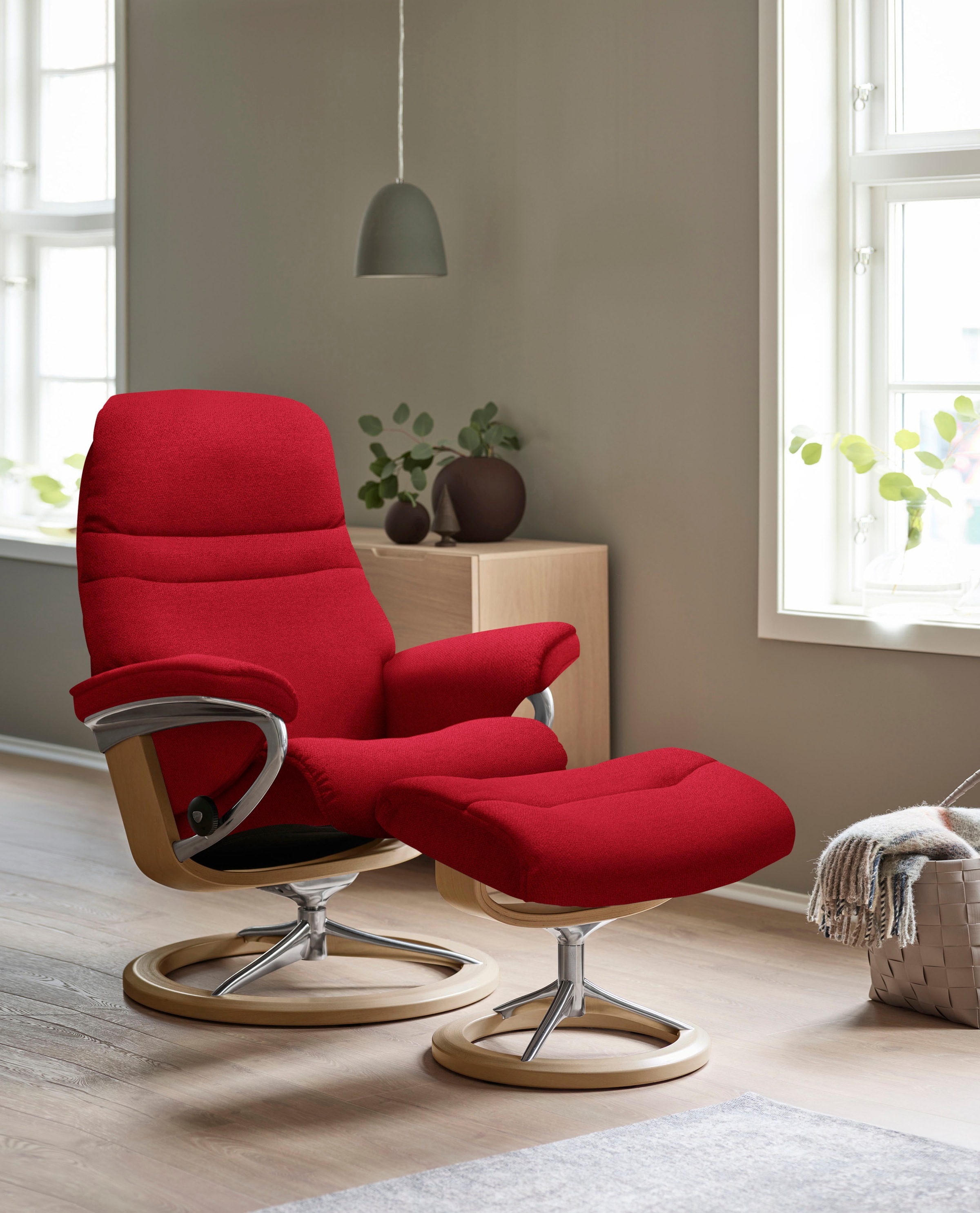 Stressless® Fußhocker »Sunrise«, mit Signature Base, Gestell Eiche