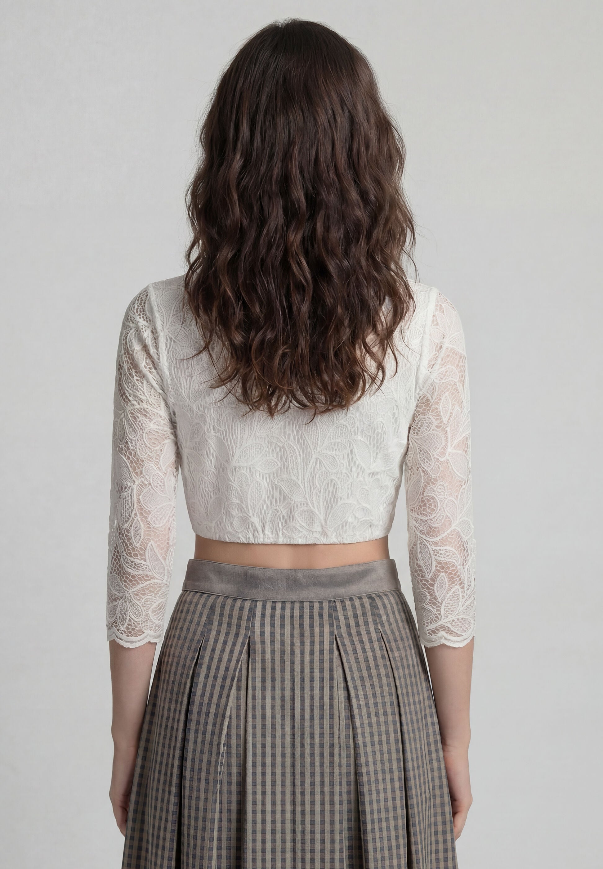 Spieth & Wensky Dirndlbluse »Spieth & Wensky Dirndlbluse Katharina« mit 3/4-Ärmeln