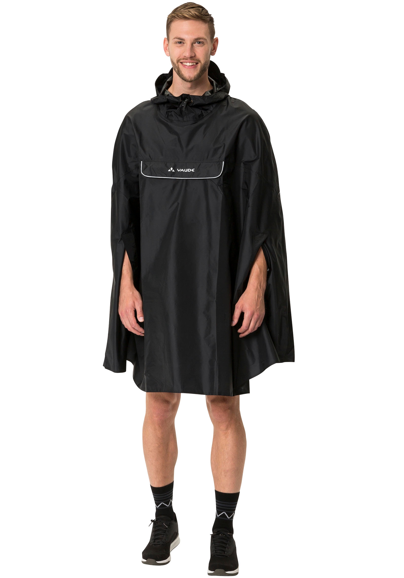 VAUDE Regenponcho "VALDIPINO PONCHO", mit Kapuze