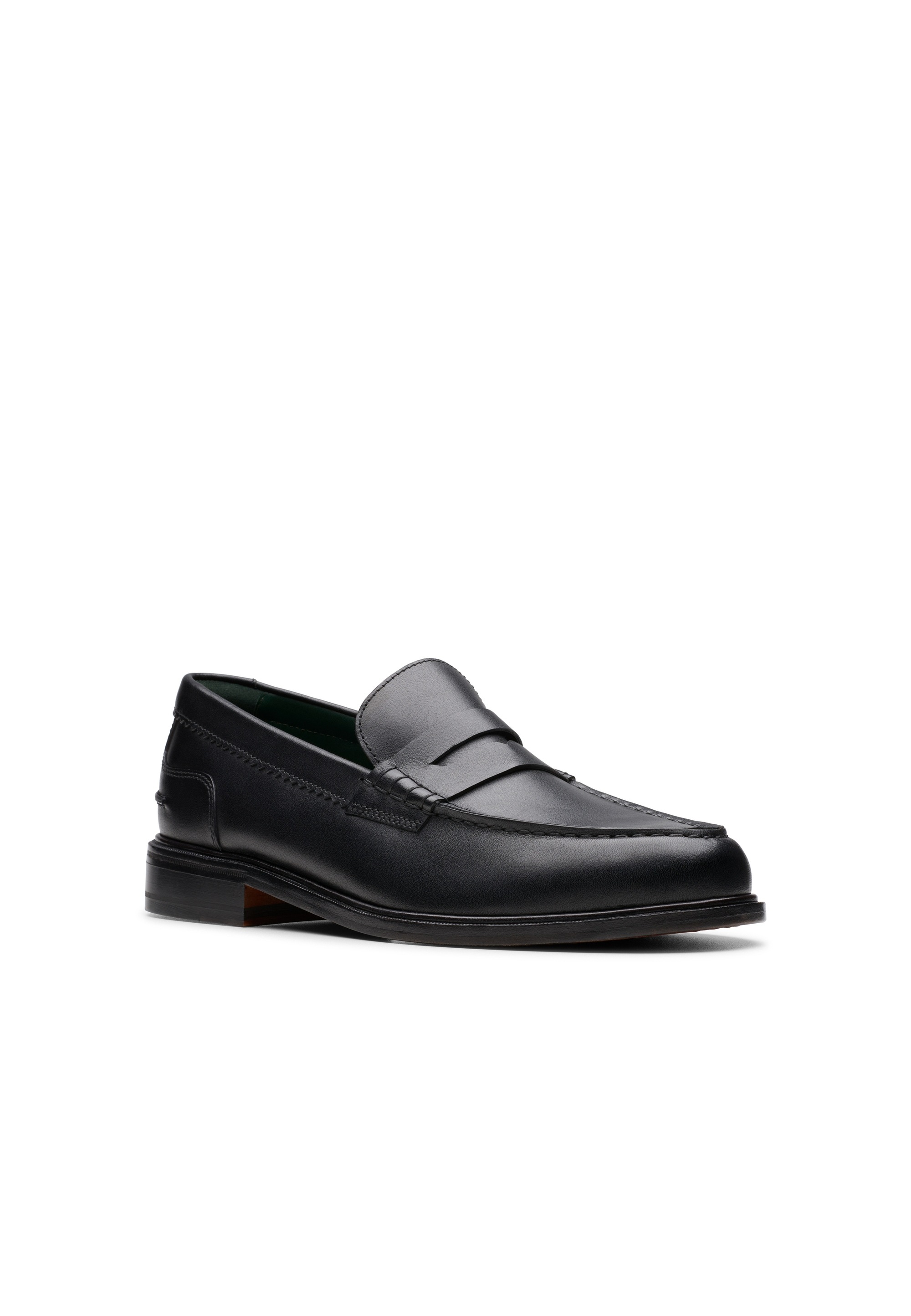 Clarks Slipper »CraftJames«  mit elegantem, italienischem Glattleder-Finish