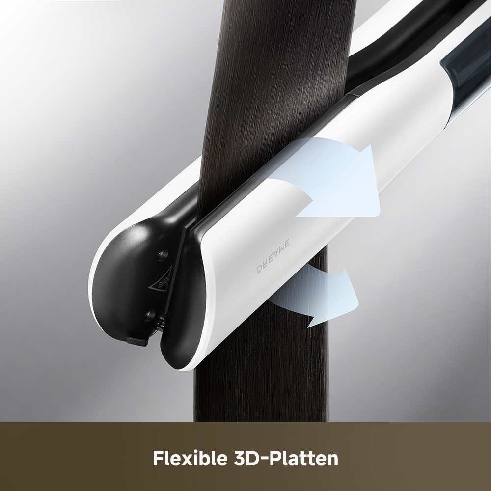 Dreame Glätteisen »AuraSteam Straight« Dampffunktion, Temperaturregelung, 35-mm-Platten