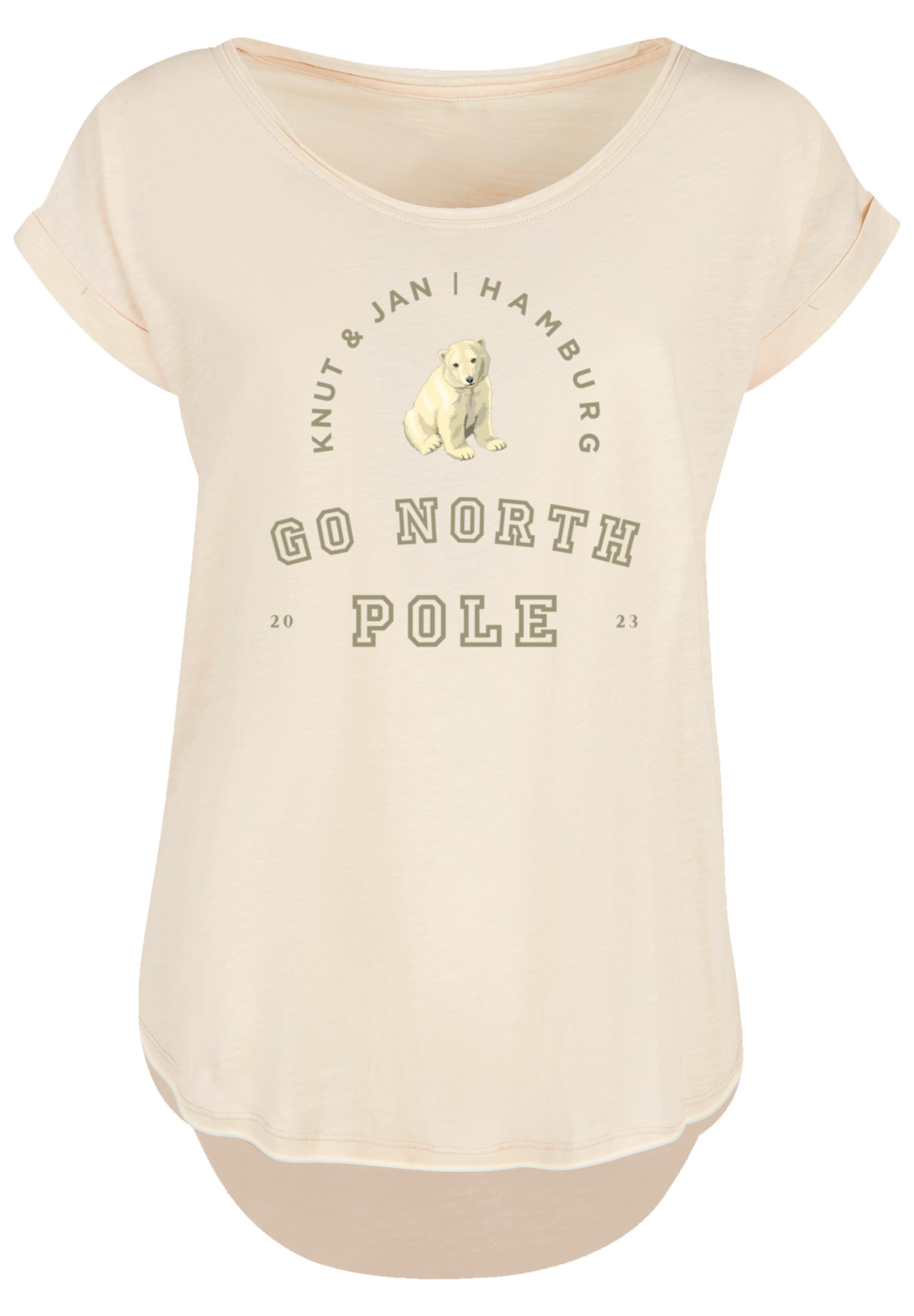 F4NT4STIC T-Shirt »Eisbär Knut & Jan Hamburg«, Print