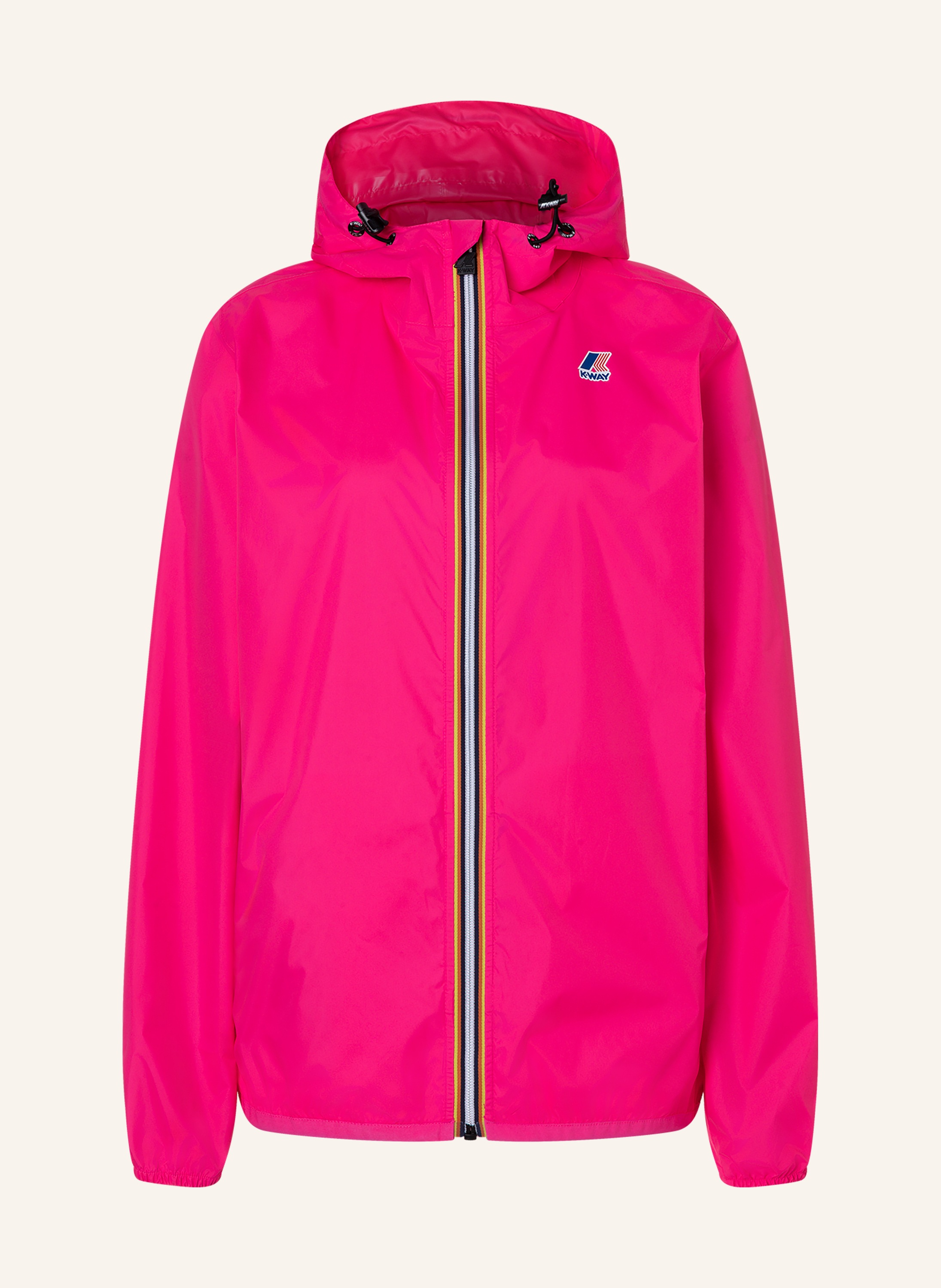 K-Way Unisex Pink Intense Arbeitsjacke "K-Way Funktionsjacke Le Vrai 4.0 Claude Fluo" erhältlich in Größe S/XS von Baur