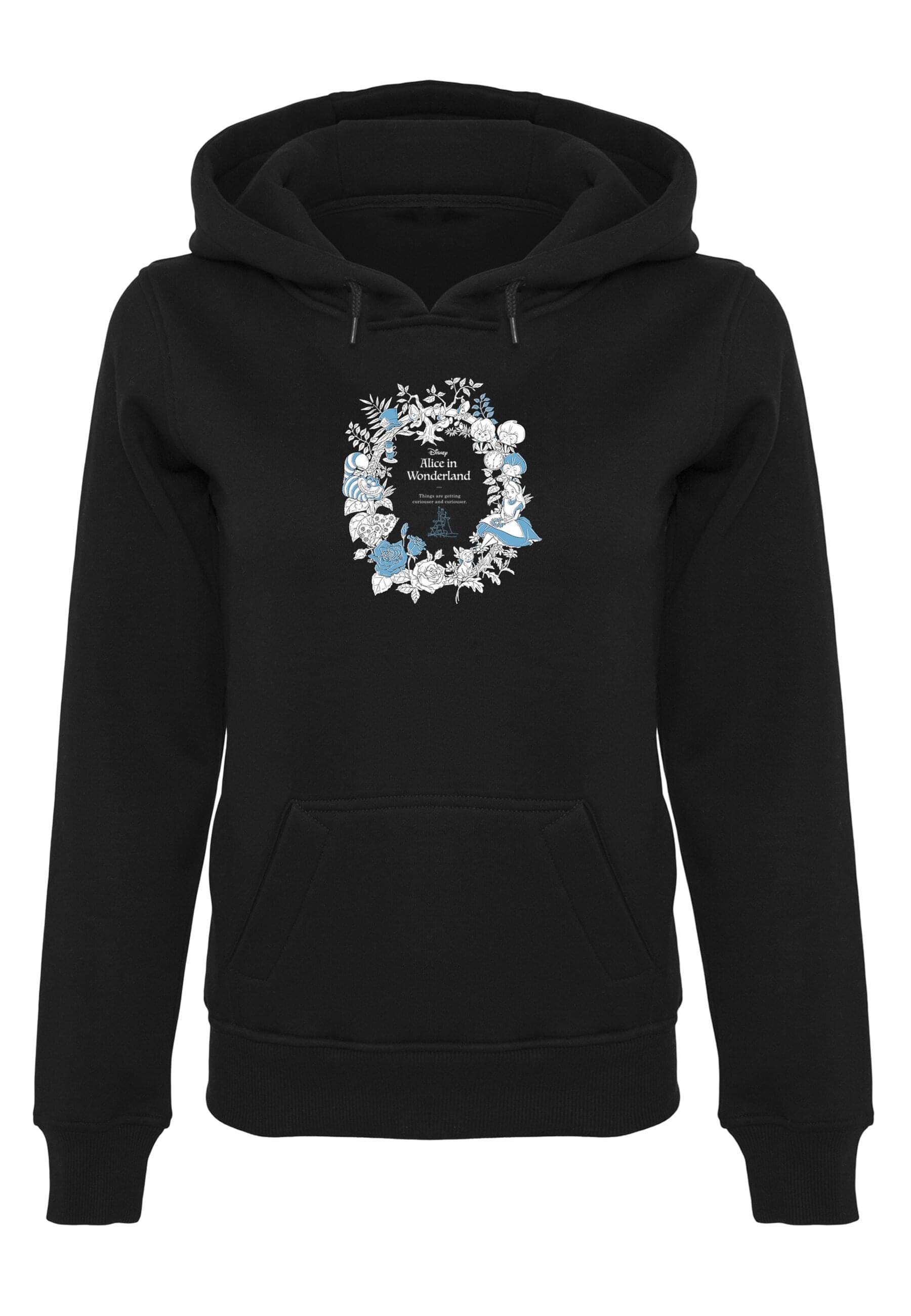 Kapuzenpullover »Merchcode Ladies Alice in Wonderland Wreath Hoody«