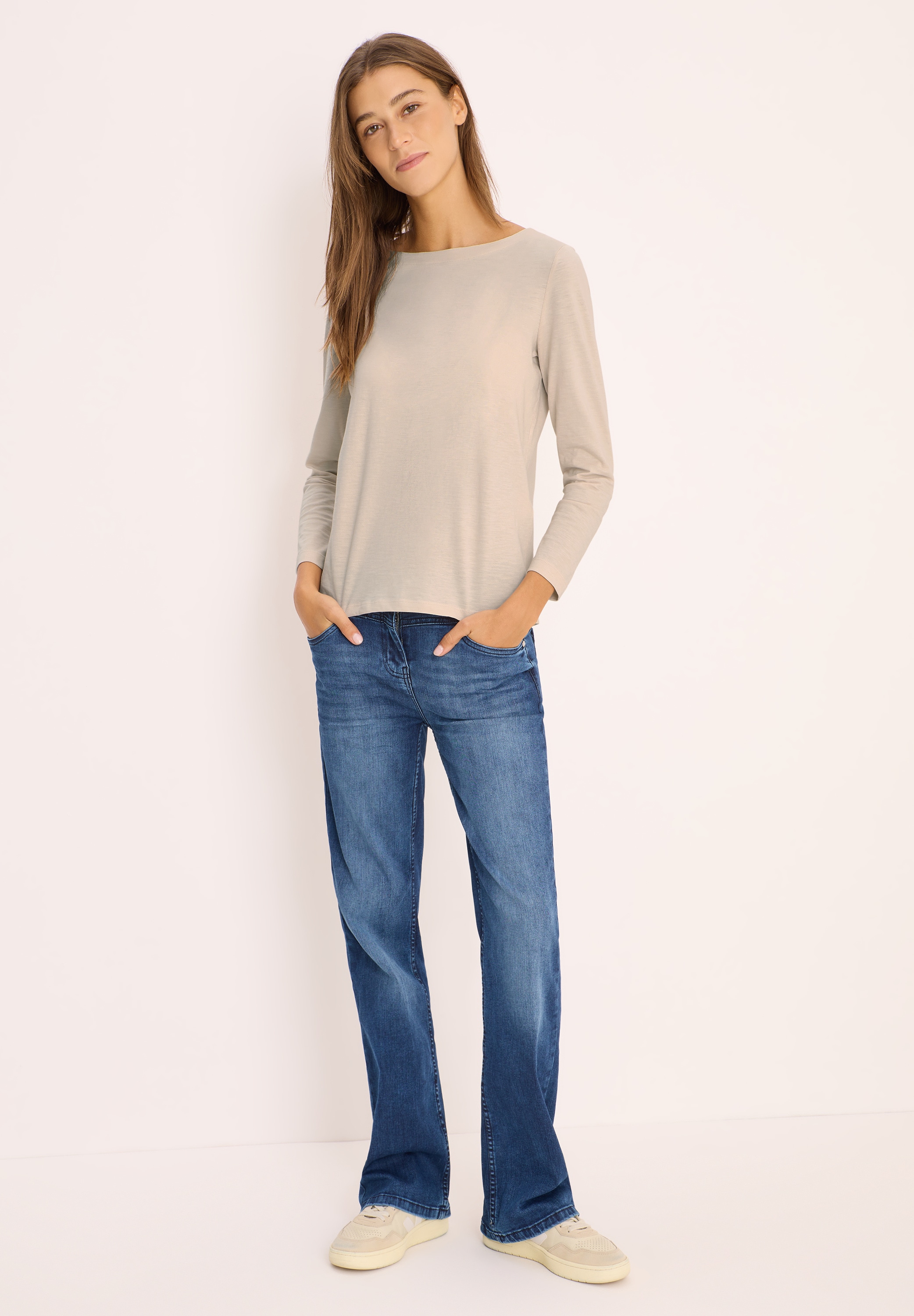 Cecil Langarmshirt, aus reiner Baumwolle