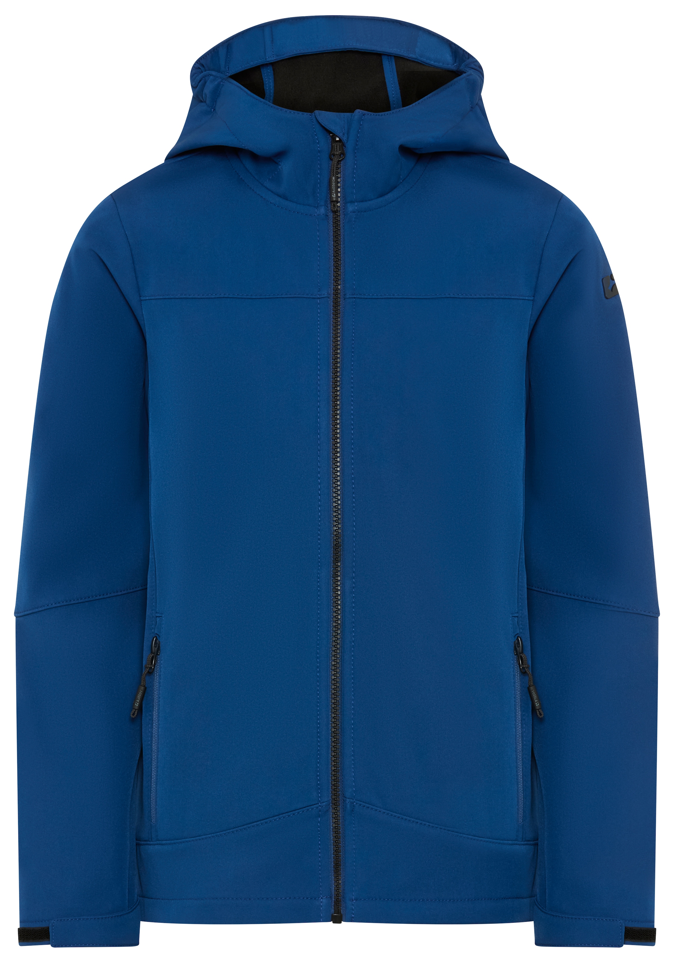 Killtec Softshelljacke "BYS SFTSHLL JCKT OT" mit Kapuze für Kinder, mit Kapuze, hoch geschlossener Ausschnitt, wasserabweisend
