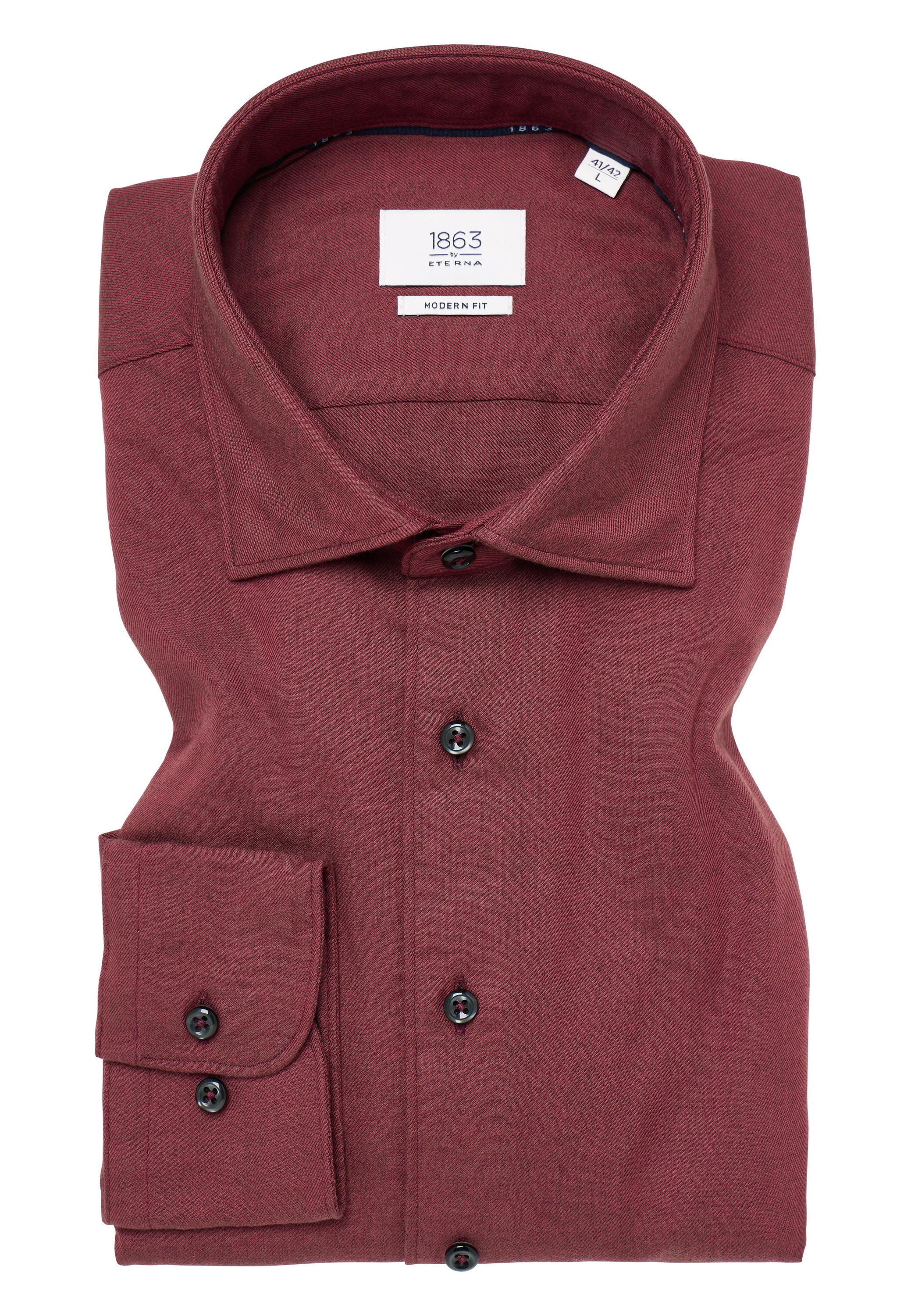 Eterna Langarmhemd »MODERN FIT«, EASY IRON (bügelleicht)