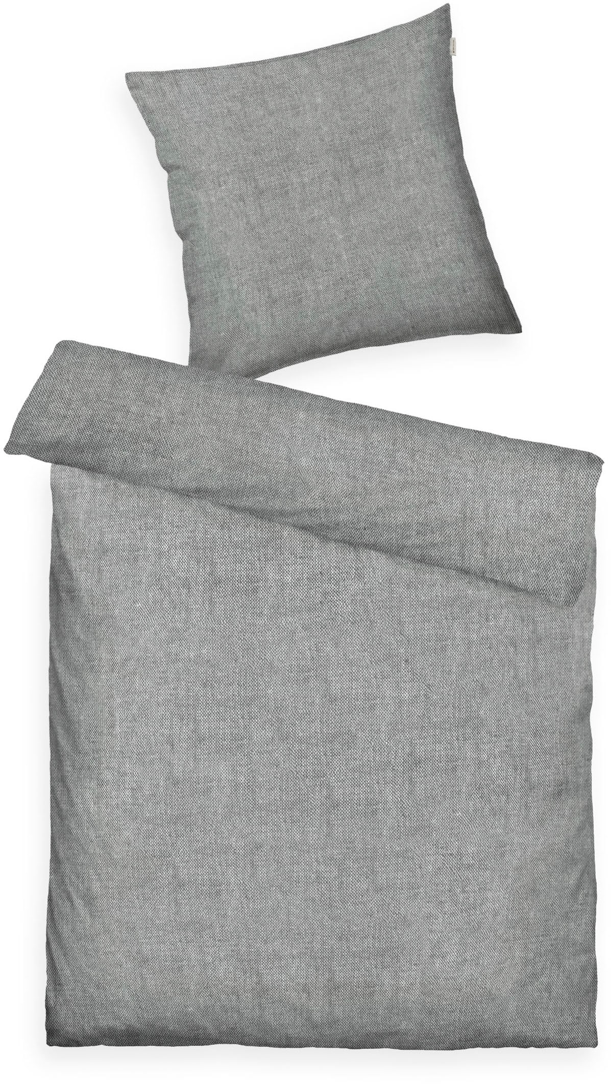 TOM TAILOR HOME Bettwäsche »WOVEN MELANGE in Gr. 135x200cm oder 155x220cm«, new bedroom, Doppelnaht am...